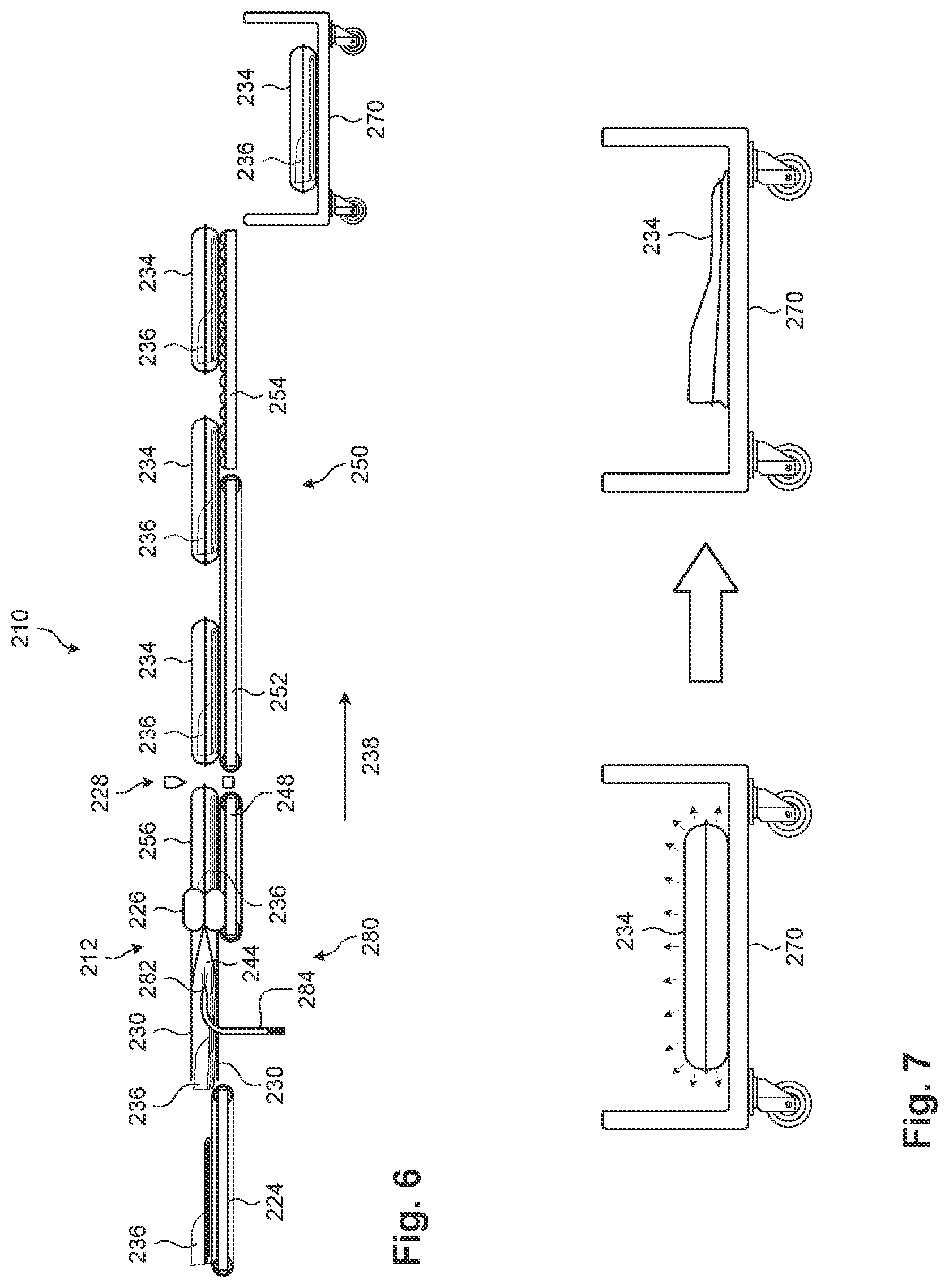 Patent US11780617 Figure 6 – Flexible package conveyance