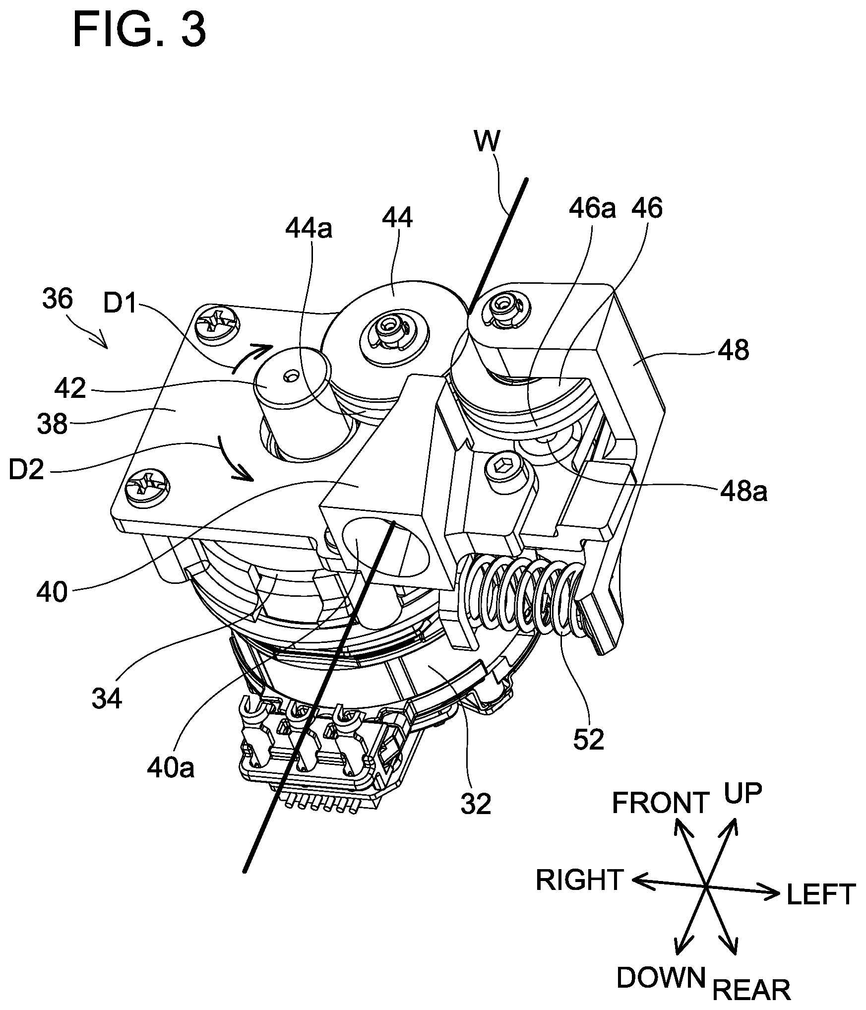 Patent US11780620 Figure 3 – Rebar tying machine