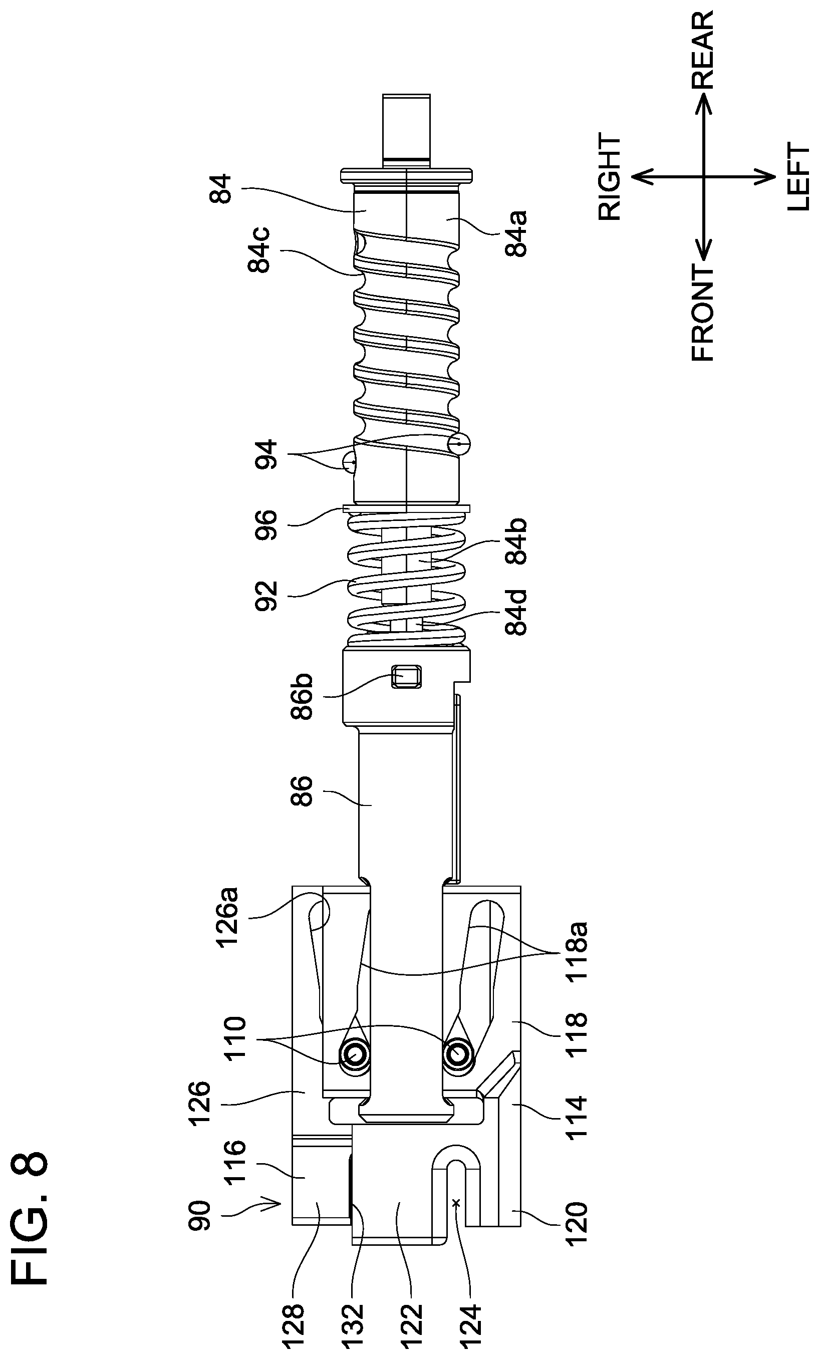 Patent US11780620 Figure 7 – Rebar tying machine