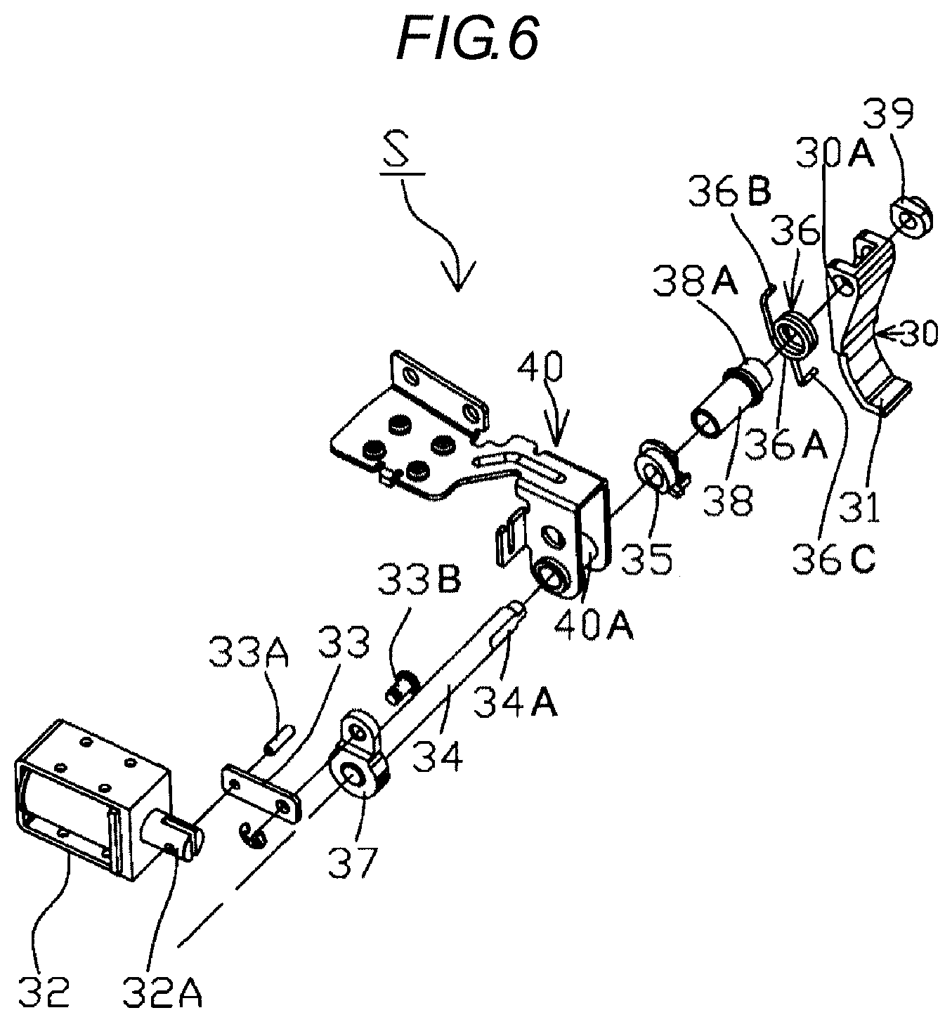 Patent US11780621 Figure 6 – Brake system of wire reel in reinforcing bar binding machine