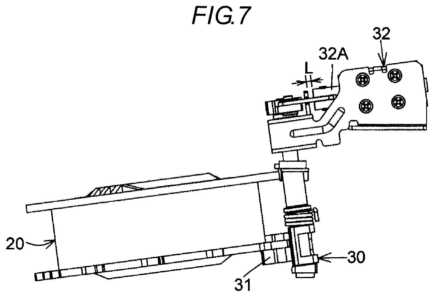 Patent US11780621 Figure 7 – Brake system of wire reel in reinforcing bar binding machine