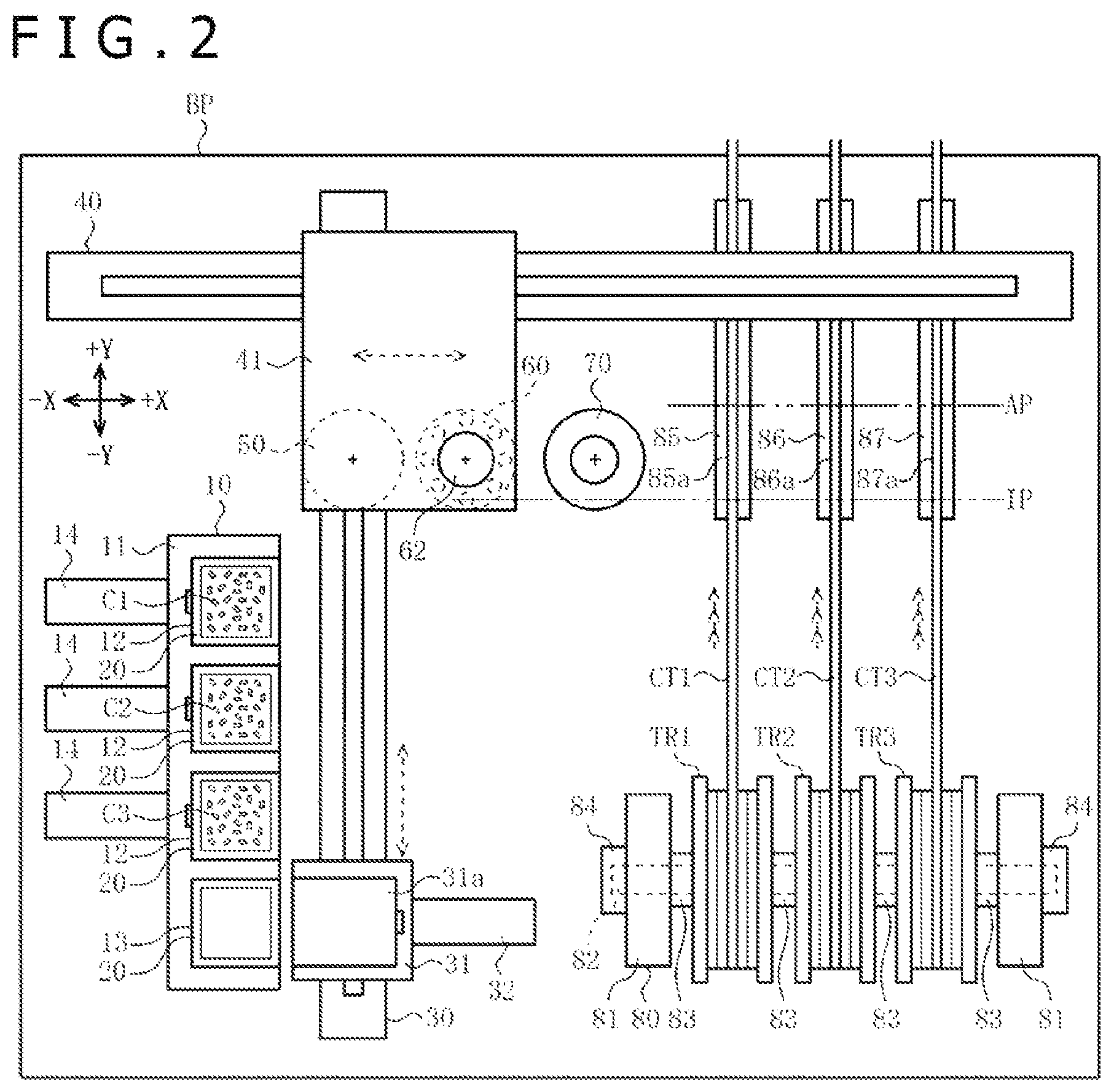 Patent US11780622 Figure 2 – Taping apparatus and taping method