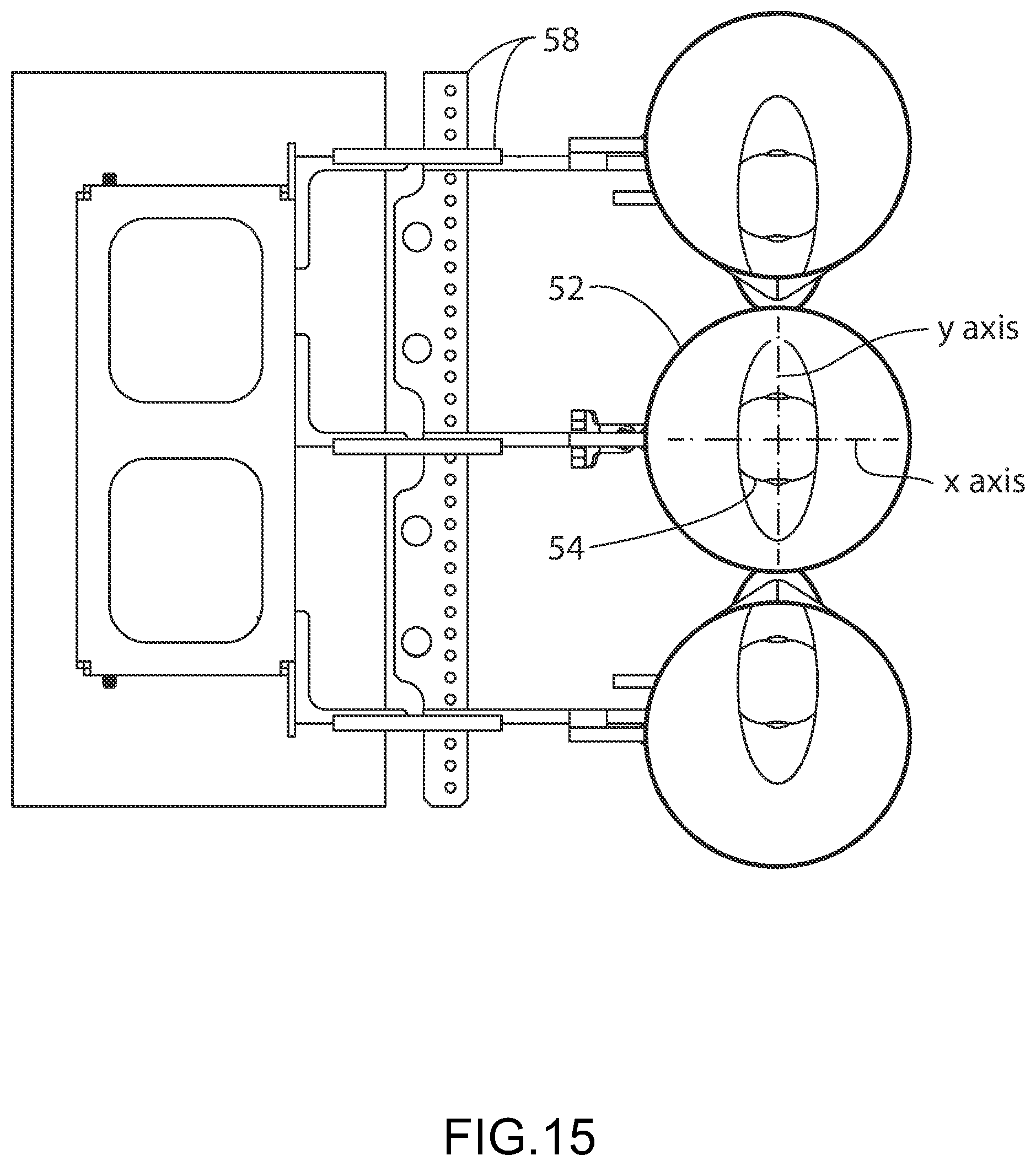Patent US11780625 Figure 15 – Funnels and lances for package filling
