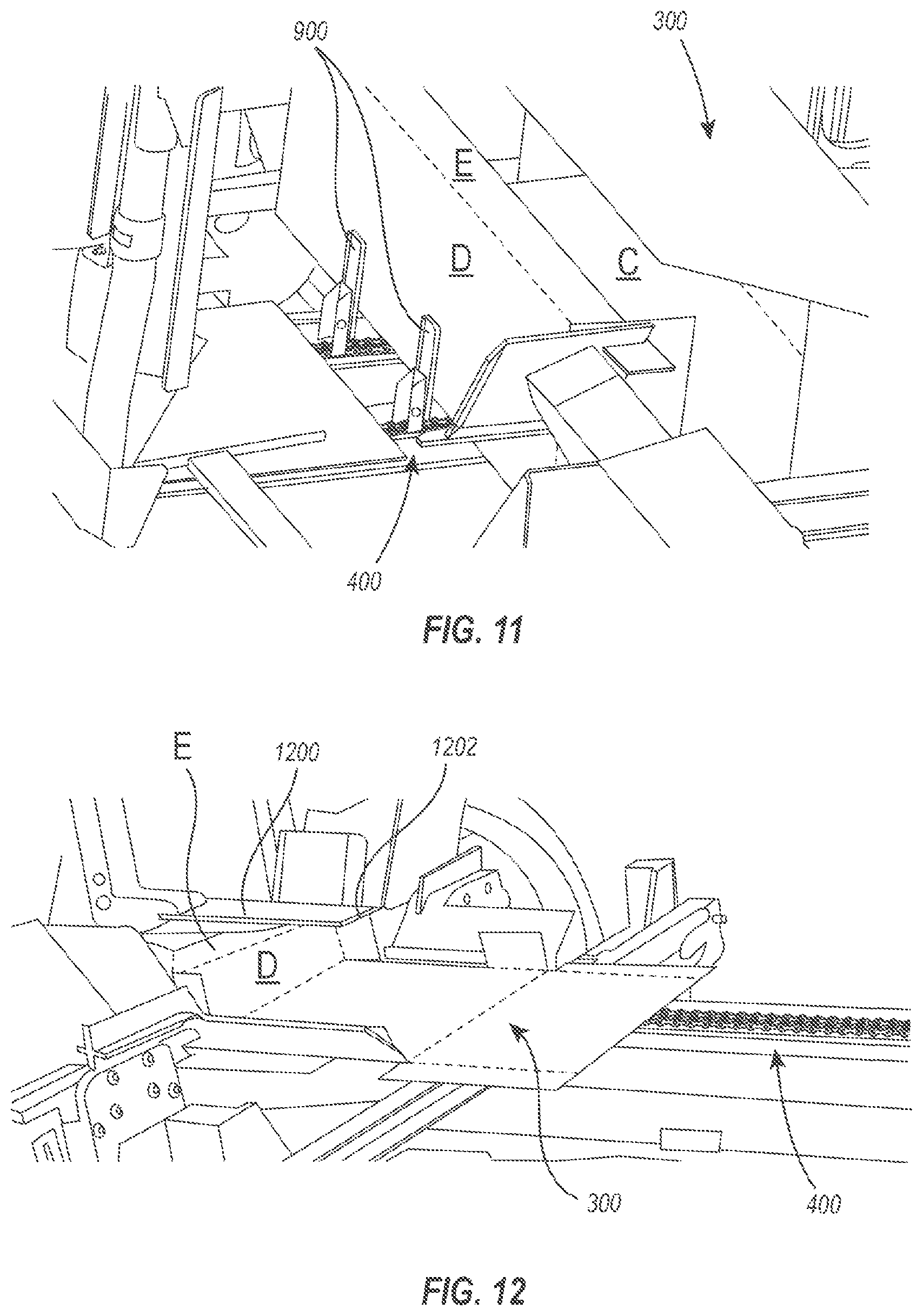 Patent US11780626 Figure 7 – Box template folding process and mechanisms