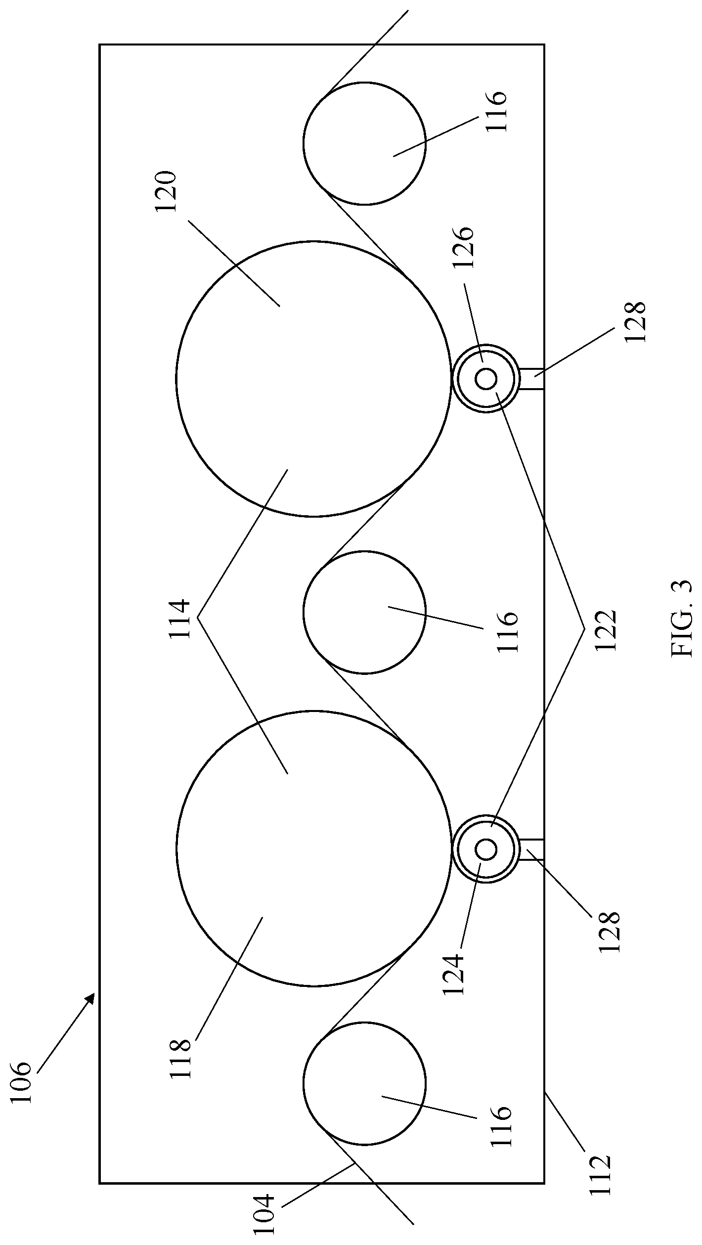 Patent US11780628 Figure 3 – Encoder mount for a pallet wrapping system
