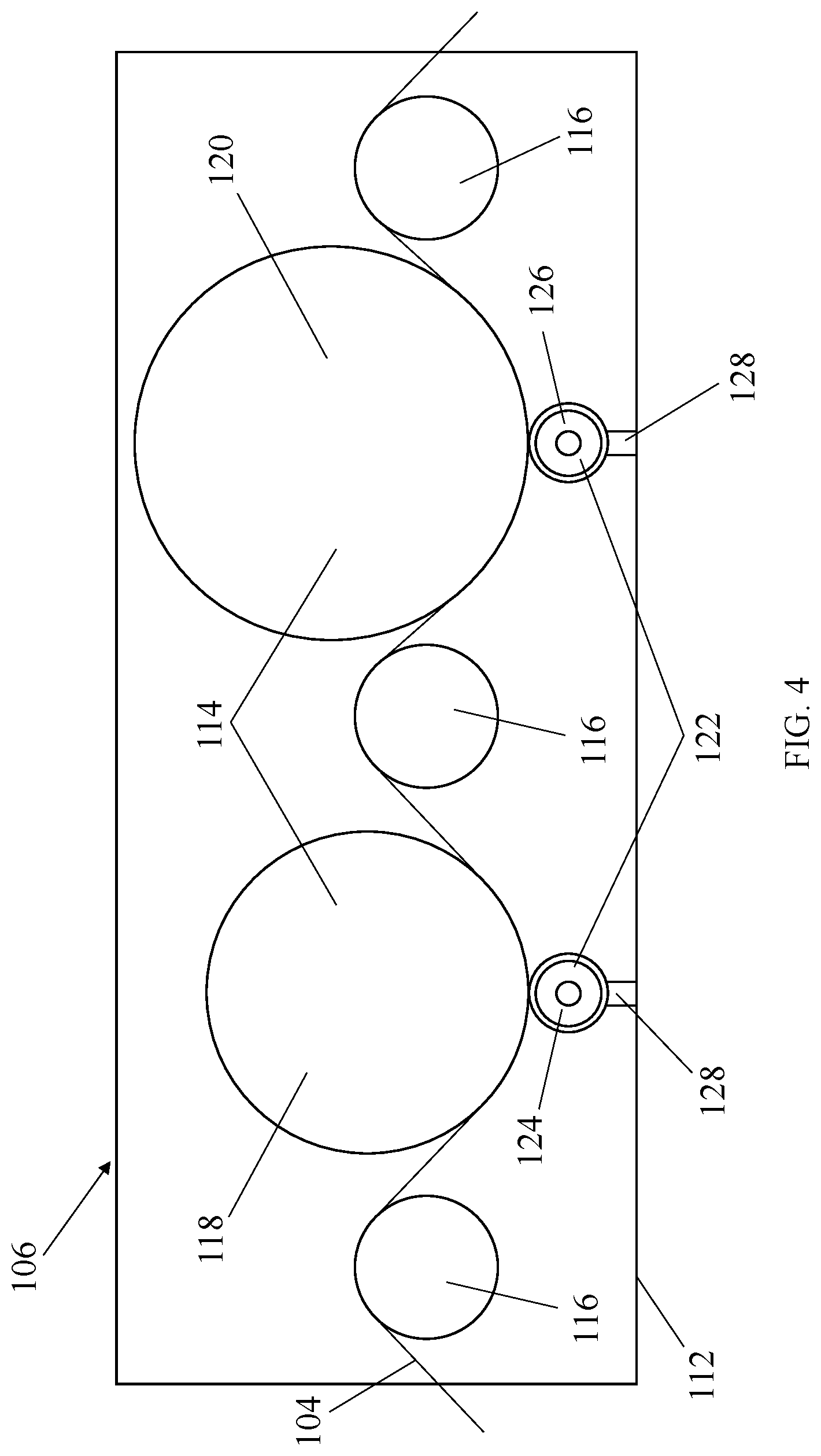 Patent US11780628 Figure 4 – Encoder mount for a pallet wrapping system