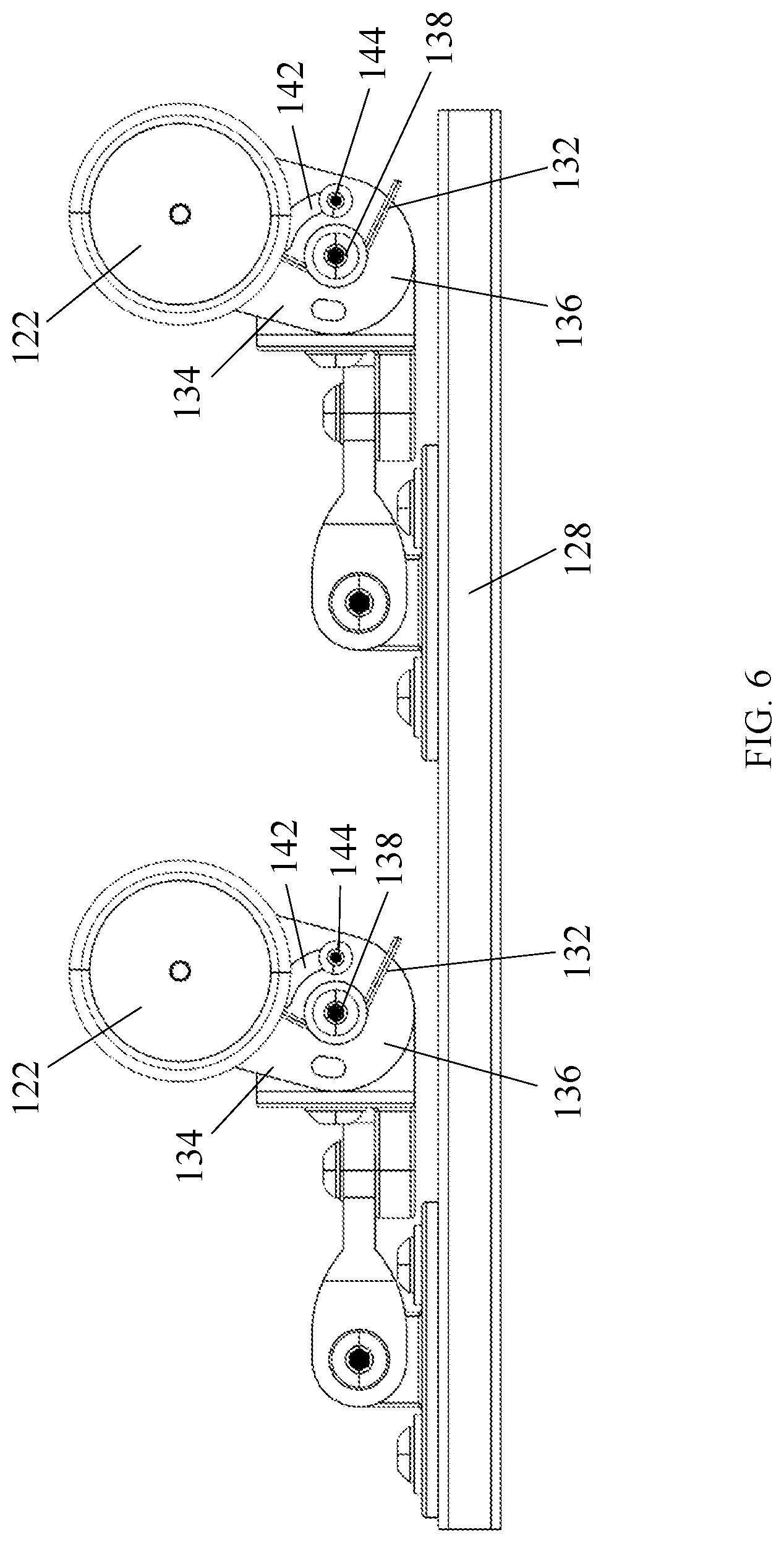 Patent US11780628 Figure 6 – Encoder mount for a pallet wrapping system
