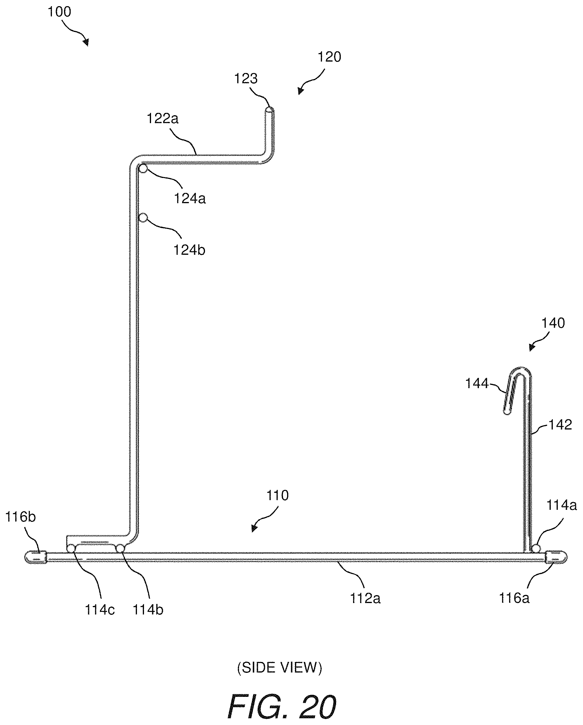 Patent US11780629 Figure 20 – Bag rack and method of using same
