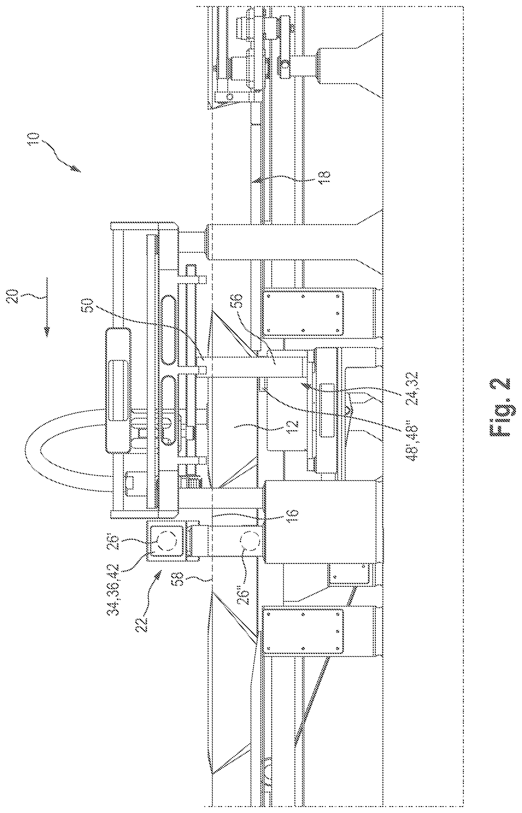 Patent US11780631 Figure 3 – Unpacking system for an object, in particular a pharmaceutical or cosmetic object, packed in an item of packaging, in particular a pouch