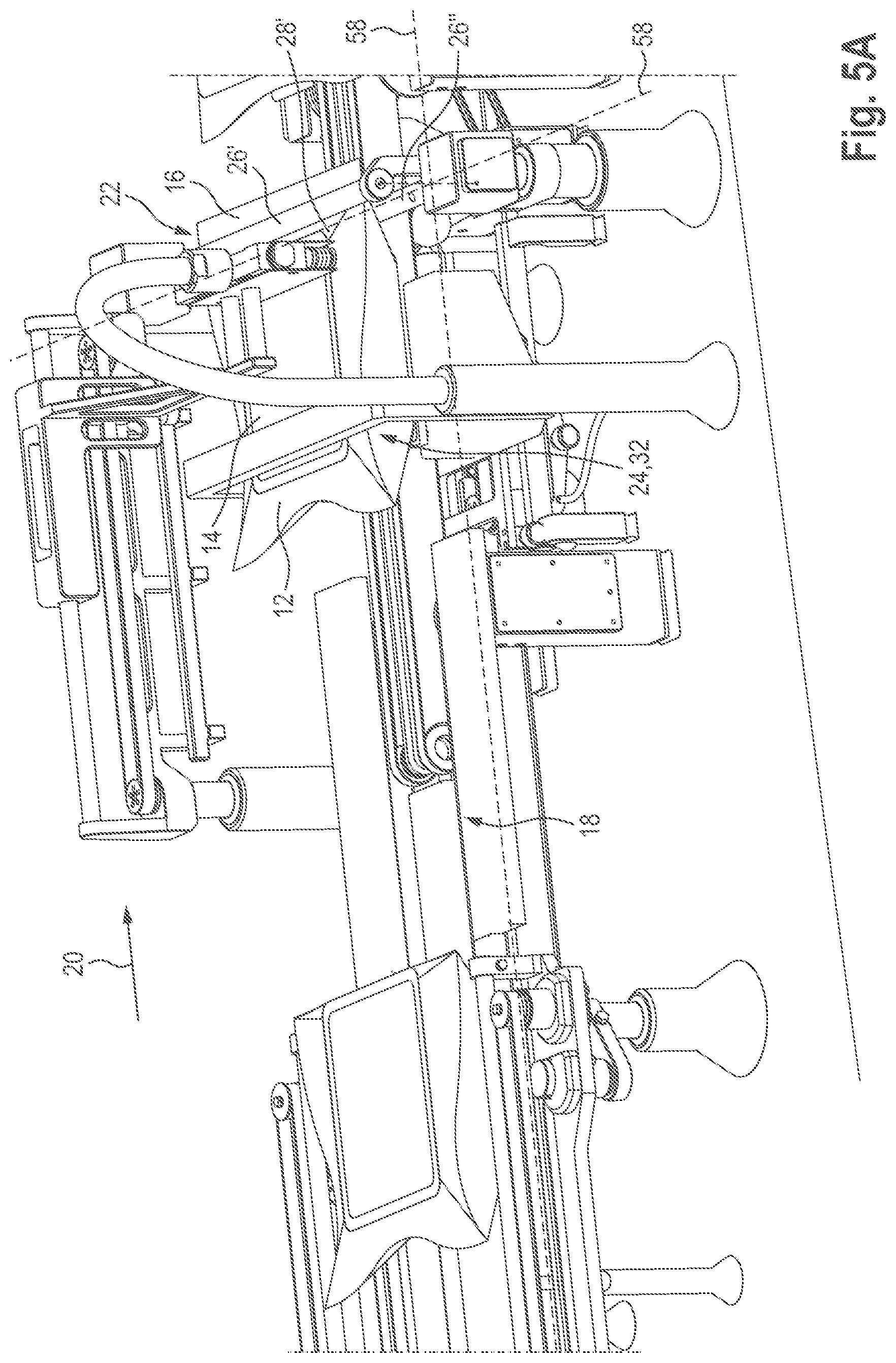 Patent US11780631 Figure 6 – Unpacking system for an object, in particular a pharmaceutical or cosmetic object, packed in an item of packaging, in particular a pouch