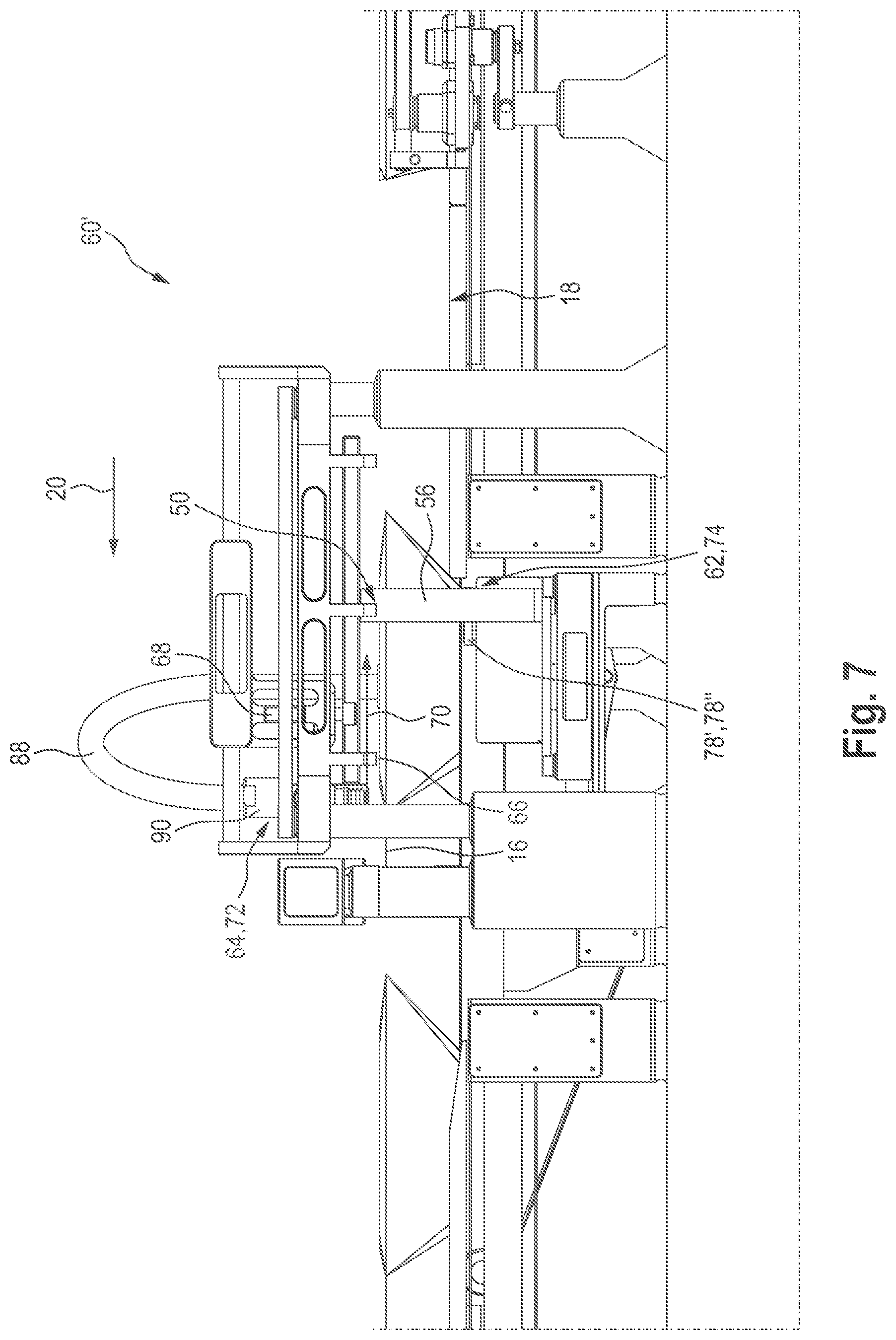 Patent US11780631 Figure 12 – Unpacking system for an object, in particular a pharmaceutical or cosmetic object, packed in an item of packaging, in particular a pouch
