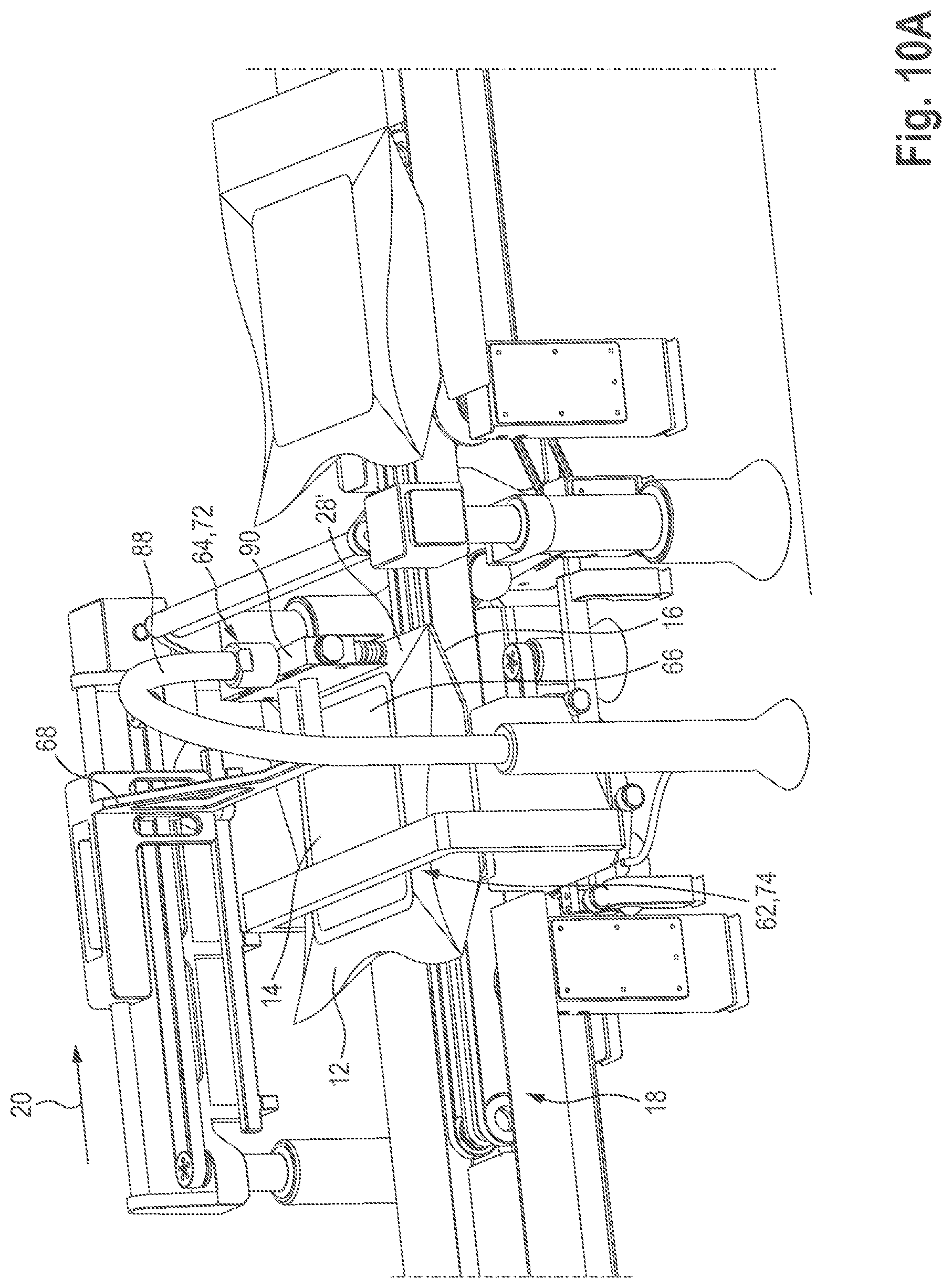 Patent US11780631 Figure 15 – Unpacking system for an object, in particular a pharmaceutical or cosmetic object, packed in an item of packaging, in particular a pouch