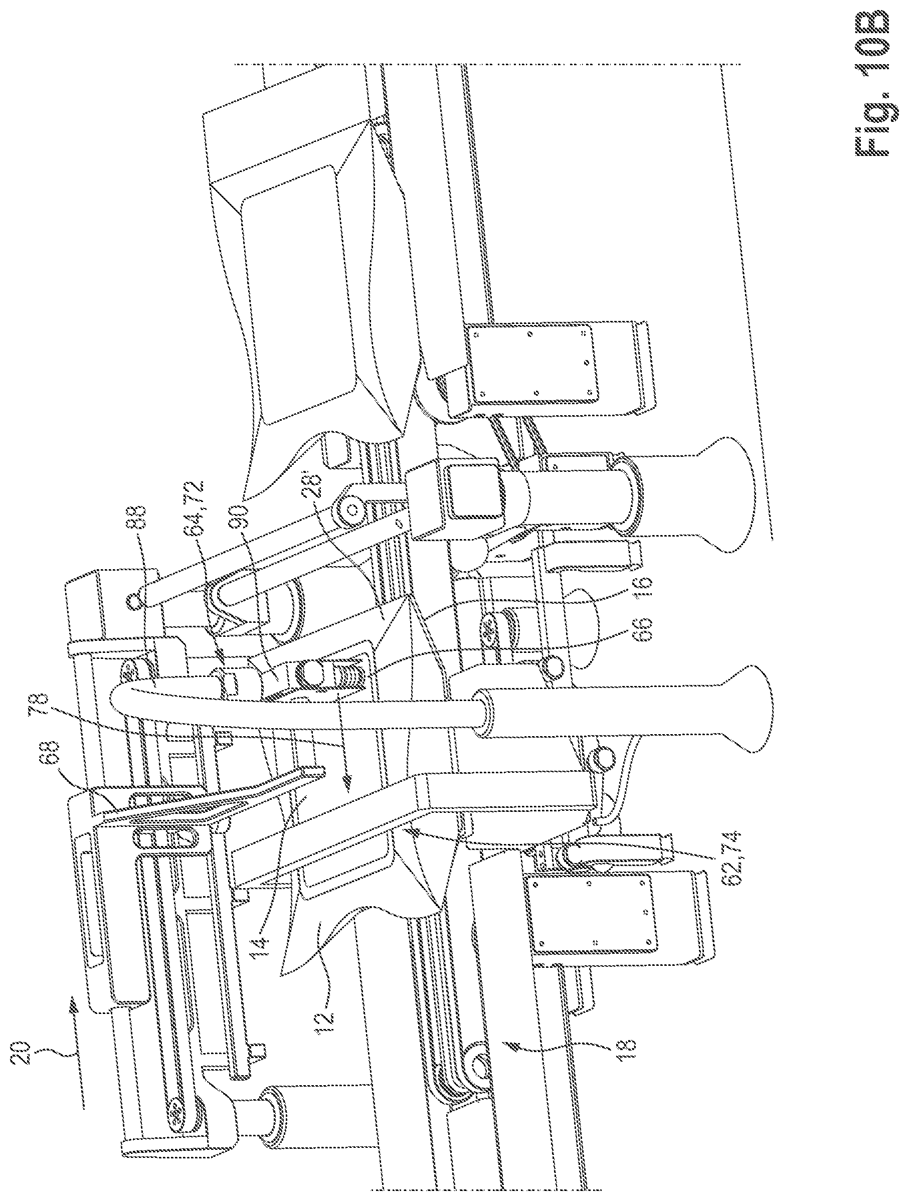 Patent US11780631 Figure 16 – Unpacking system for an object, in particular a pharmaceutical or cosmetic object, packed in an item of packaging, in particular a pouch
