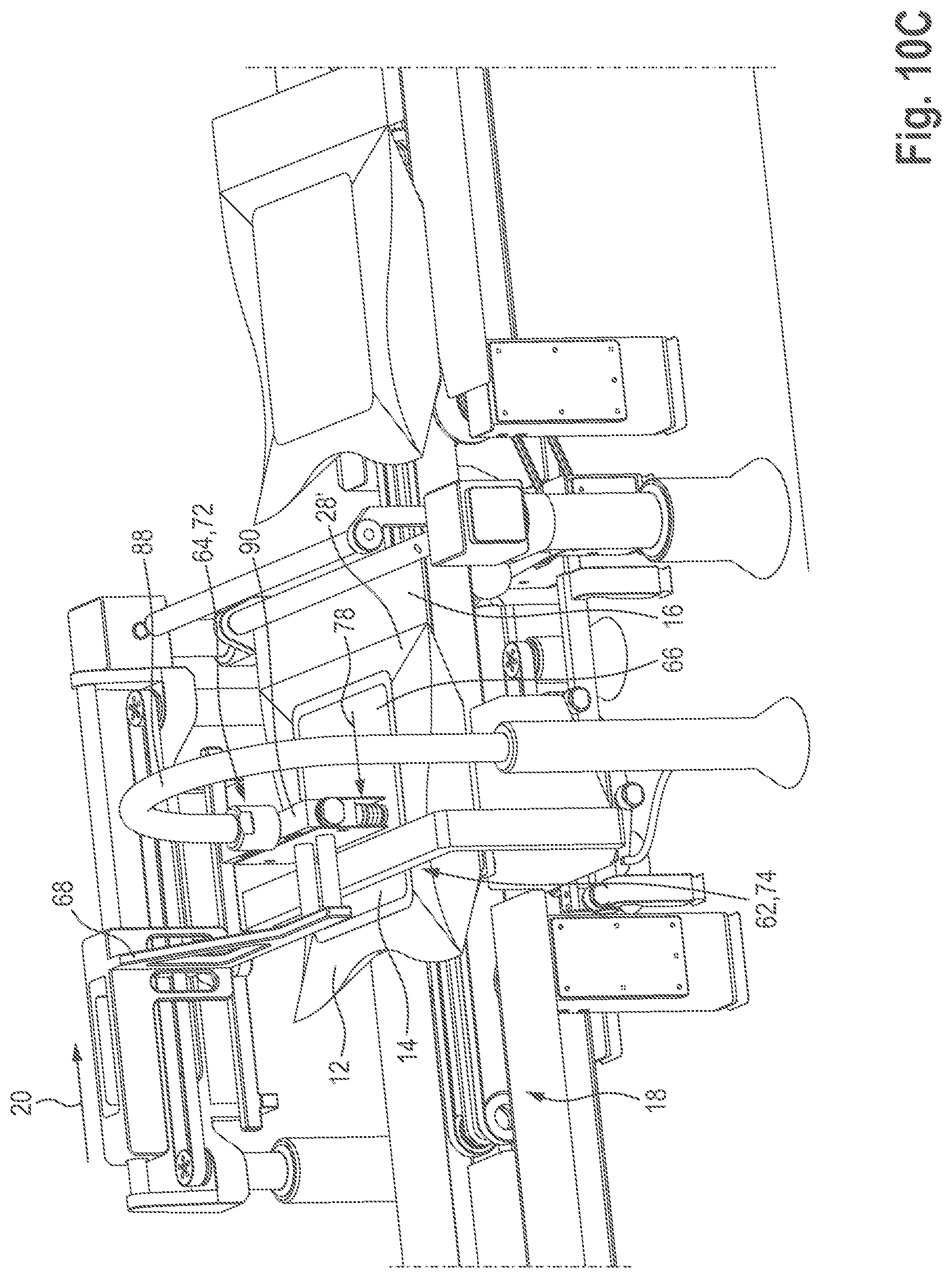 Patent US11780631 Figure 17 – Unpacking system for an object, in particular a pharmaceutical or cosmetic object, packed in an item of packaging, in particular a pouch