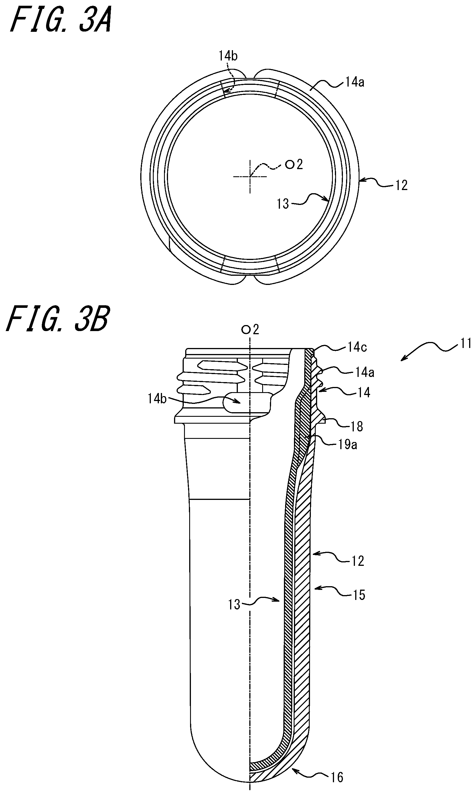 Patent US11780633 Figure 3 – Synthetic resin-made container, preform, and method of manufacturing synthetic resin-made container