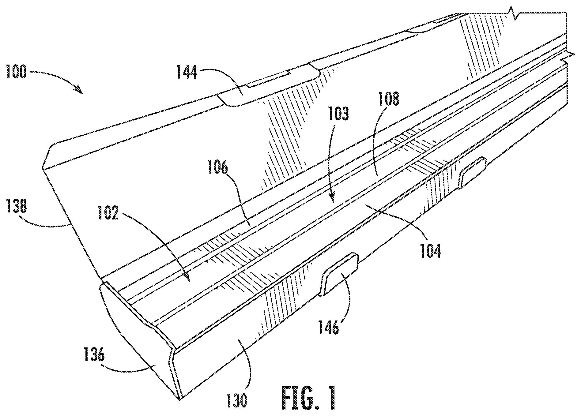 Patent US11780638 Figure 1 – Method for installing a covering relative to a frame of an architectural structure and associated alignment tools