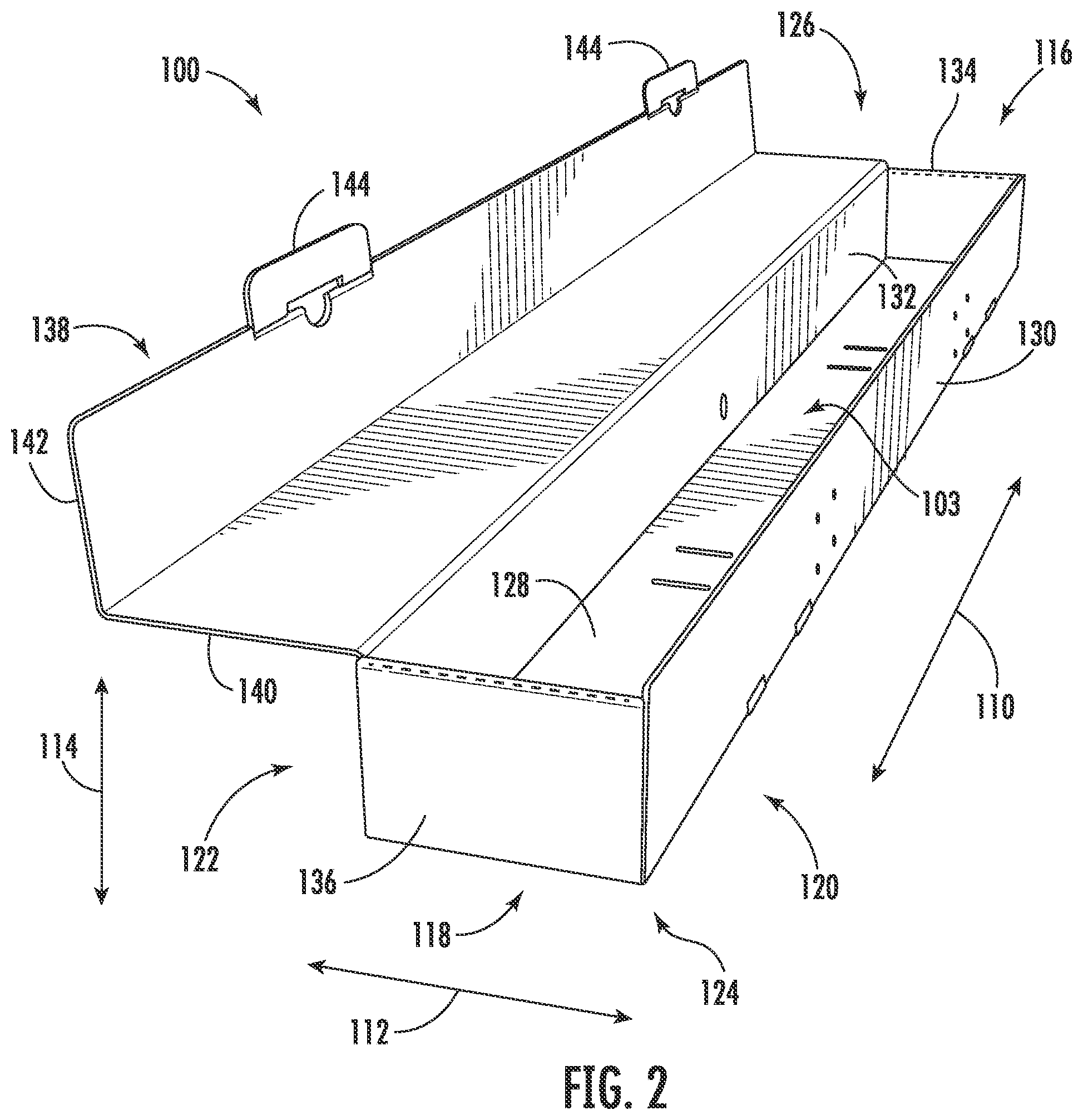 Patent US11780638 Figure 2 – Method for installing a covering relative to a frame of an architectural structure and associated alignment tools