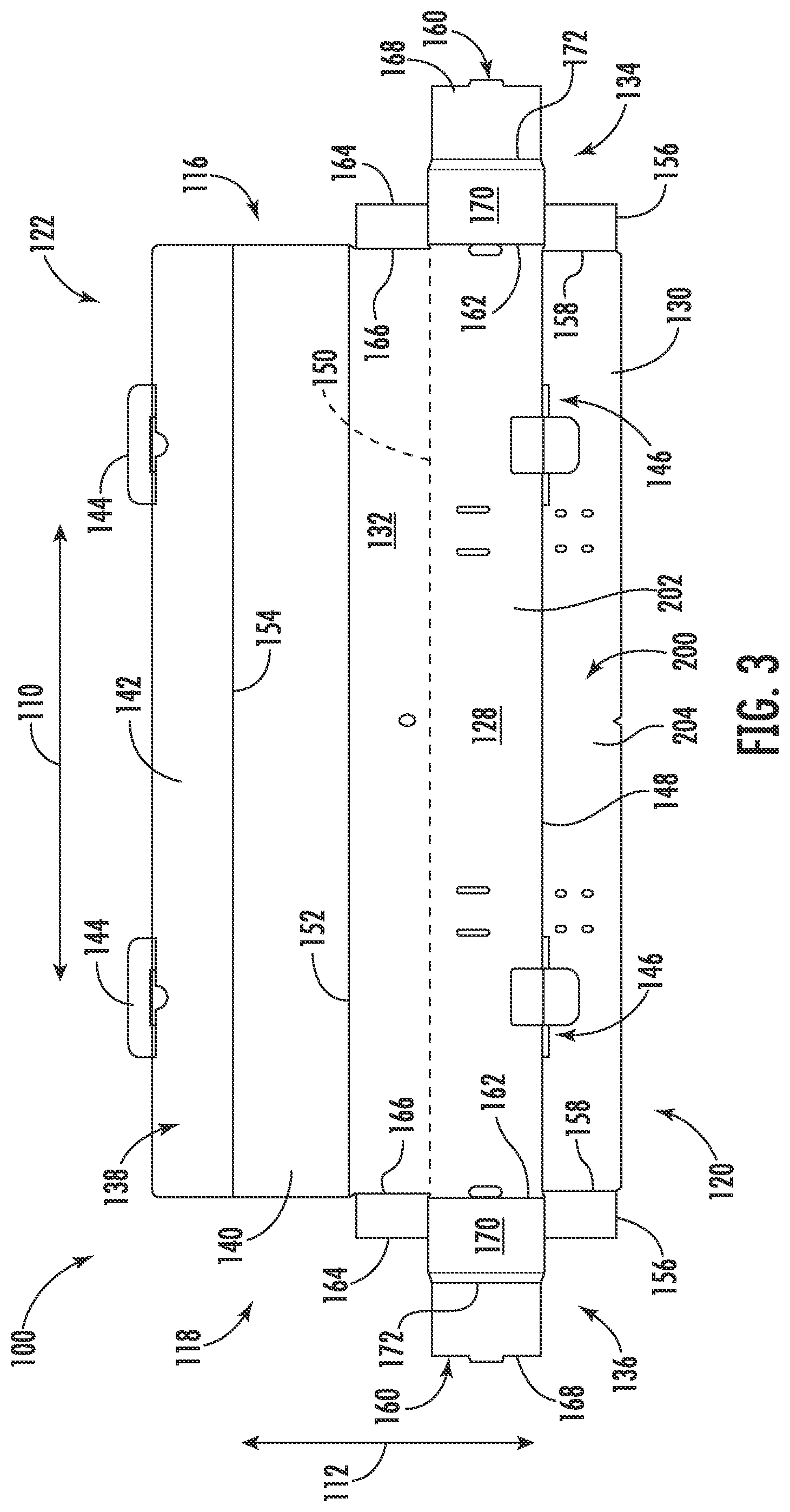 Patent US11780638 Figure 3 – Method for installing a covering relative to a frame of an architectural structure and associated alignment tools