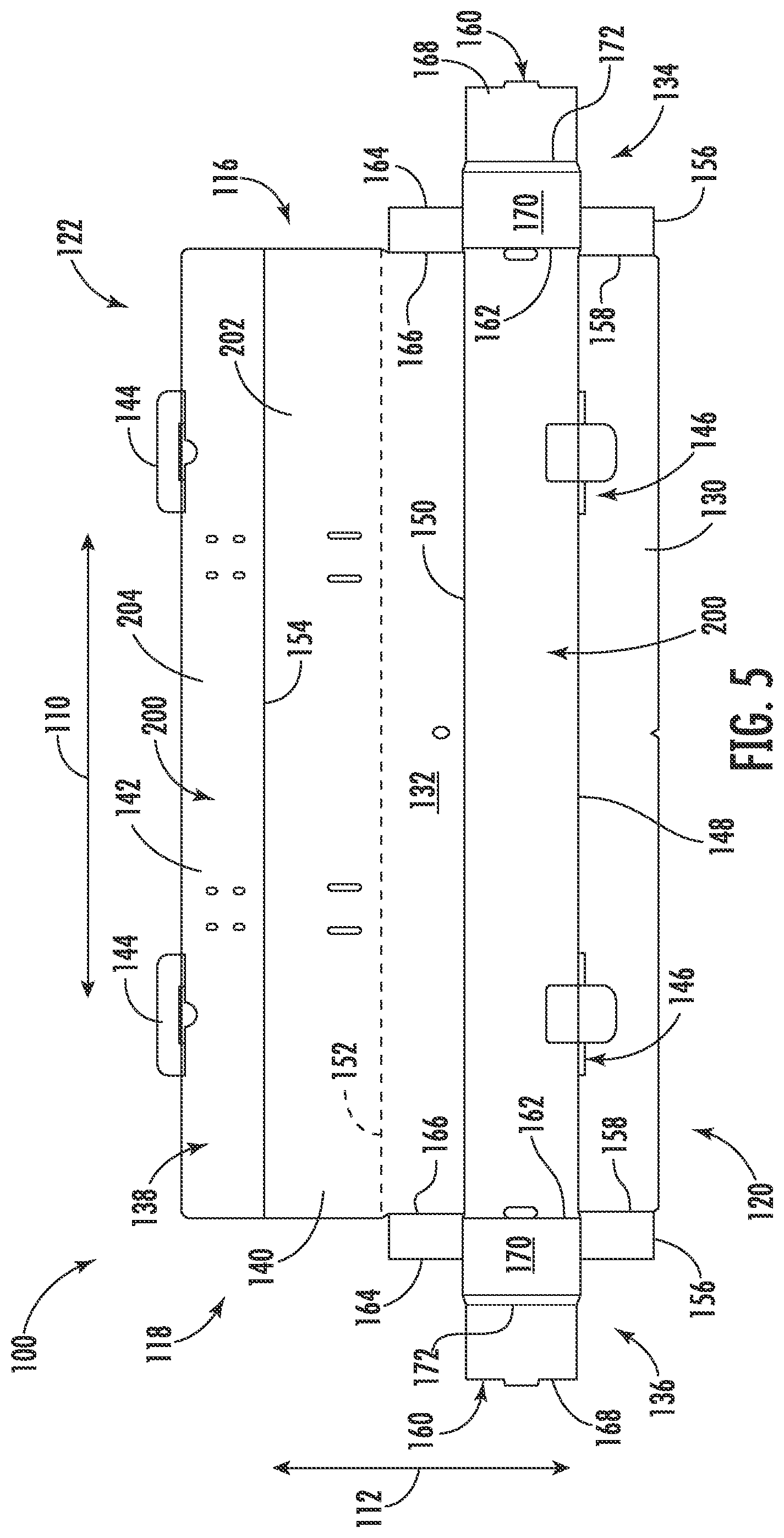 Patent US11780638 Figure 5 – Method for installing a covering relative to a frame of an architectural structure and associated alignment tools