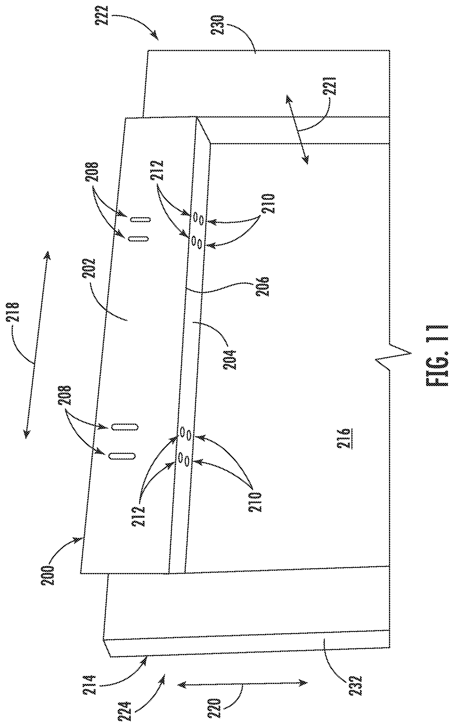 Patent US11780638 Figure 11 – Method for installing a covering relative to a frame of an architectural structure and associated alignment tools