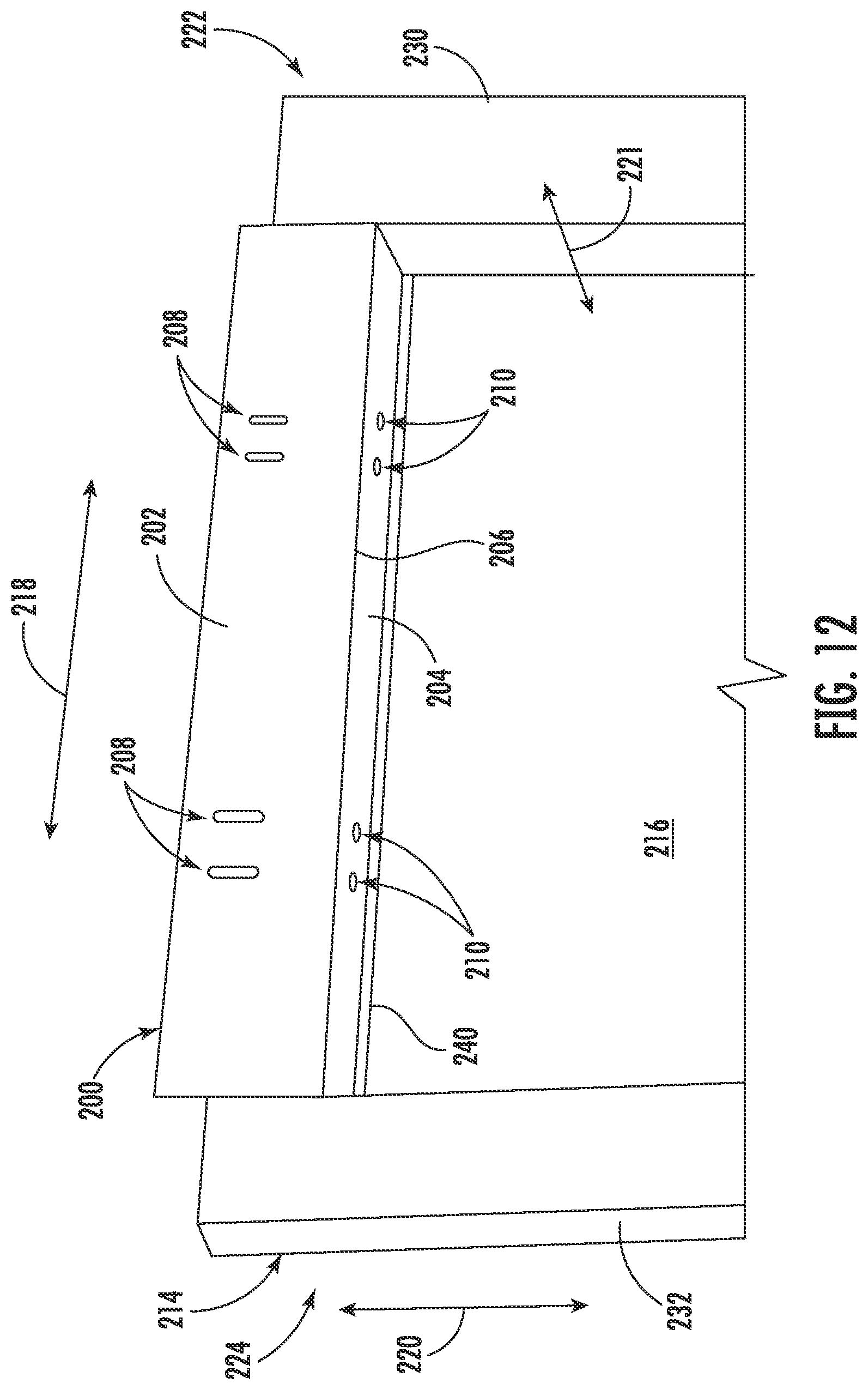 Patent US11780638 Figure 12 – Method for installing a covering relative to a frame of an architectural structure and associated alignment tools