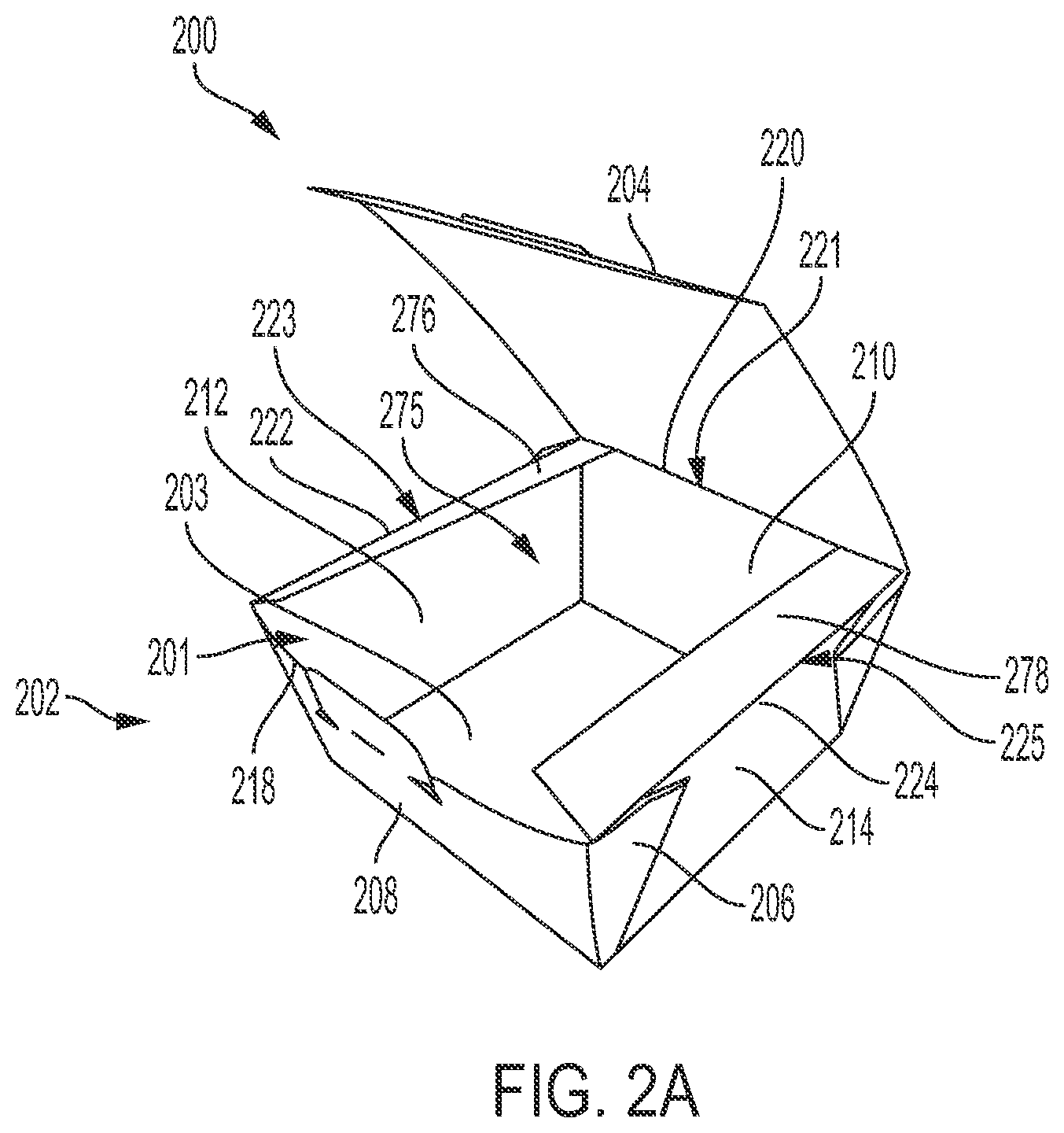 Patent US11780641 Figure 3 – Tamper-evident container having release flap and closure tab