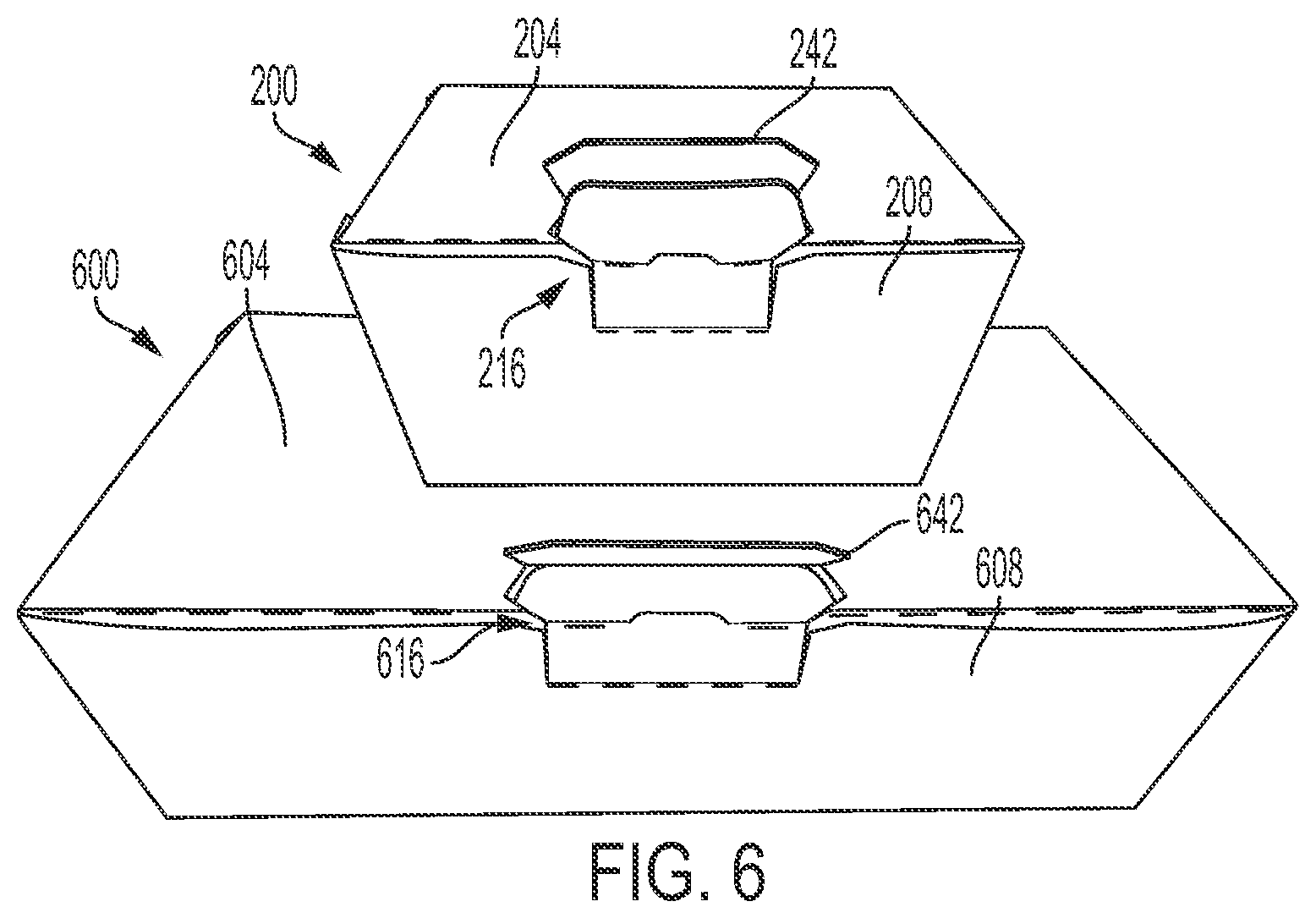 Patent US11780641 Figure 17 – Tamper-evident container having release flap and closure tab