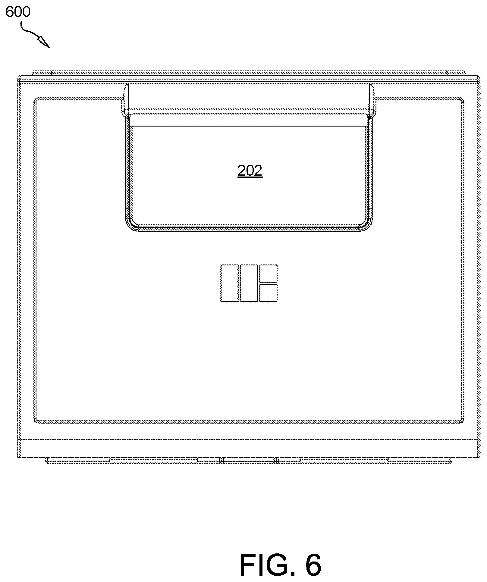 Patent US11780644 Figure 7 – Multiconfigurable, collapsible, modular tote container