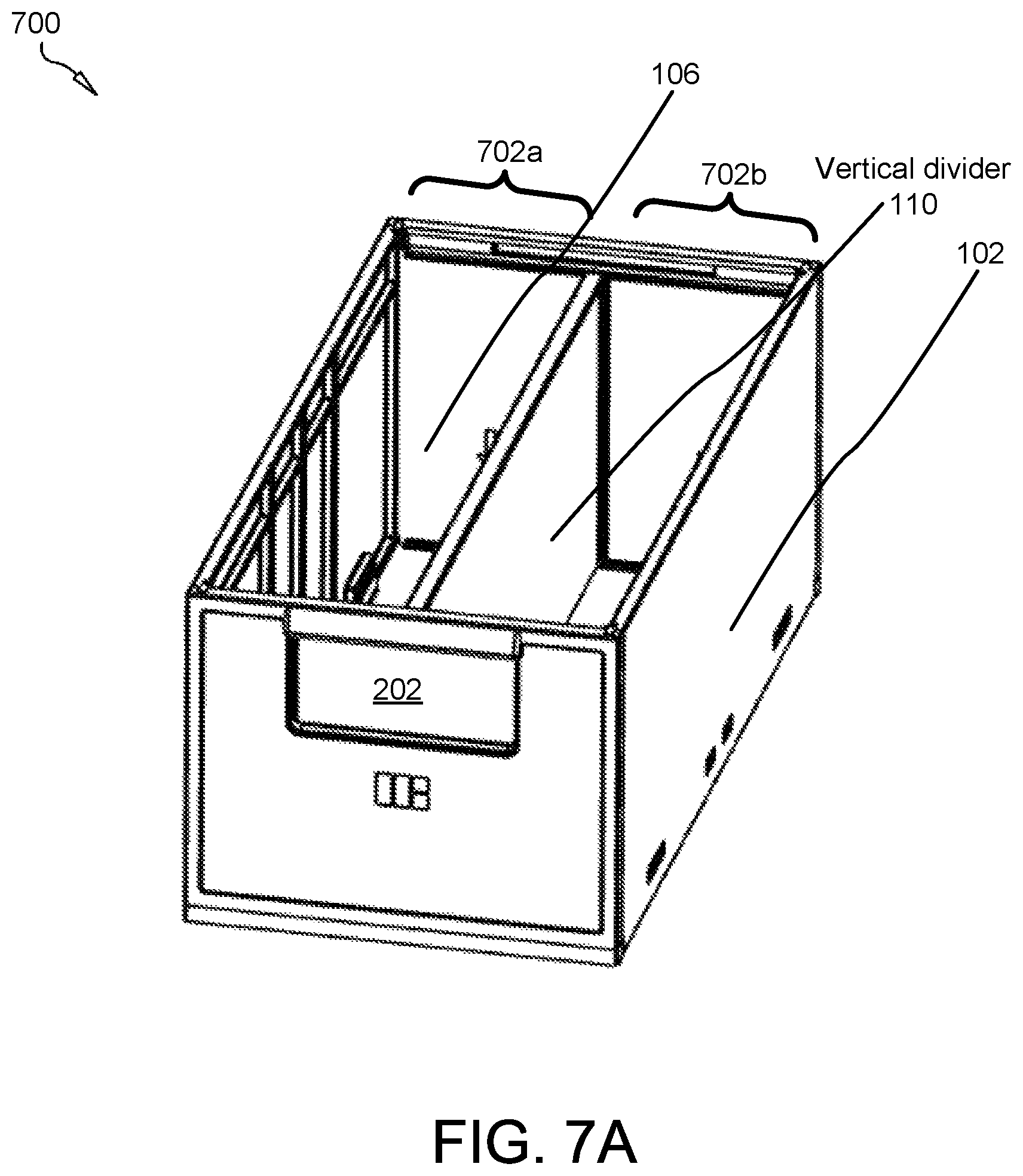 Patent US11780644 Figure 8 – Multiconfigurable, collapsible, modular tote container