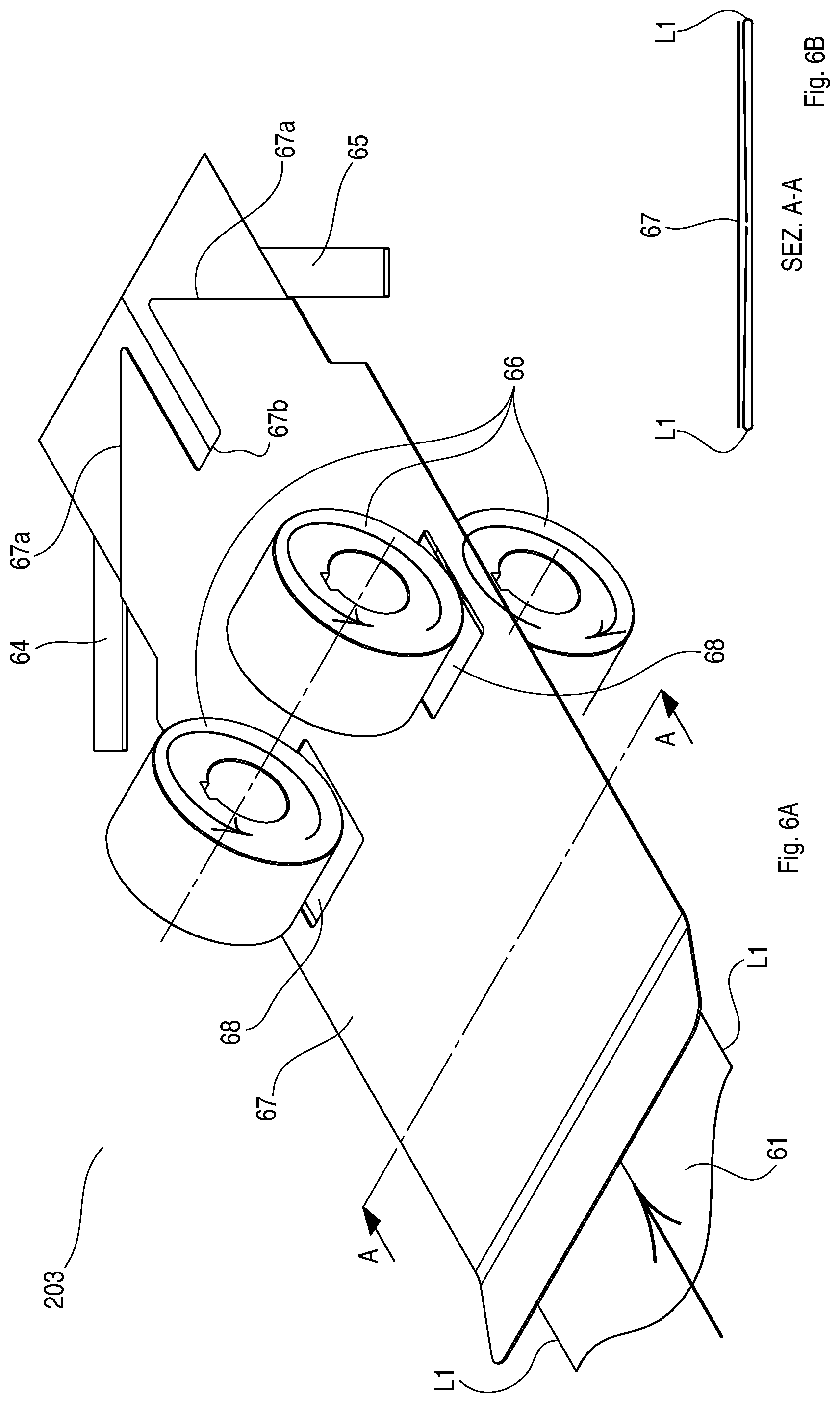 Patent US11780646 Figure 6 – Production of airtight packages with side gussets
