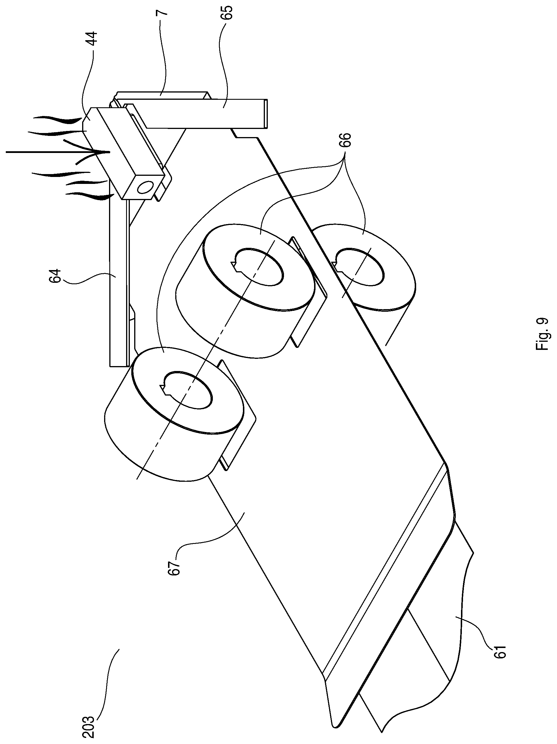 Patent US11780646 Figure 9 – Production of airtight packages with side gussets