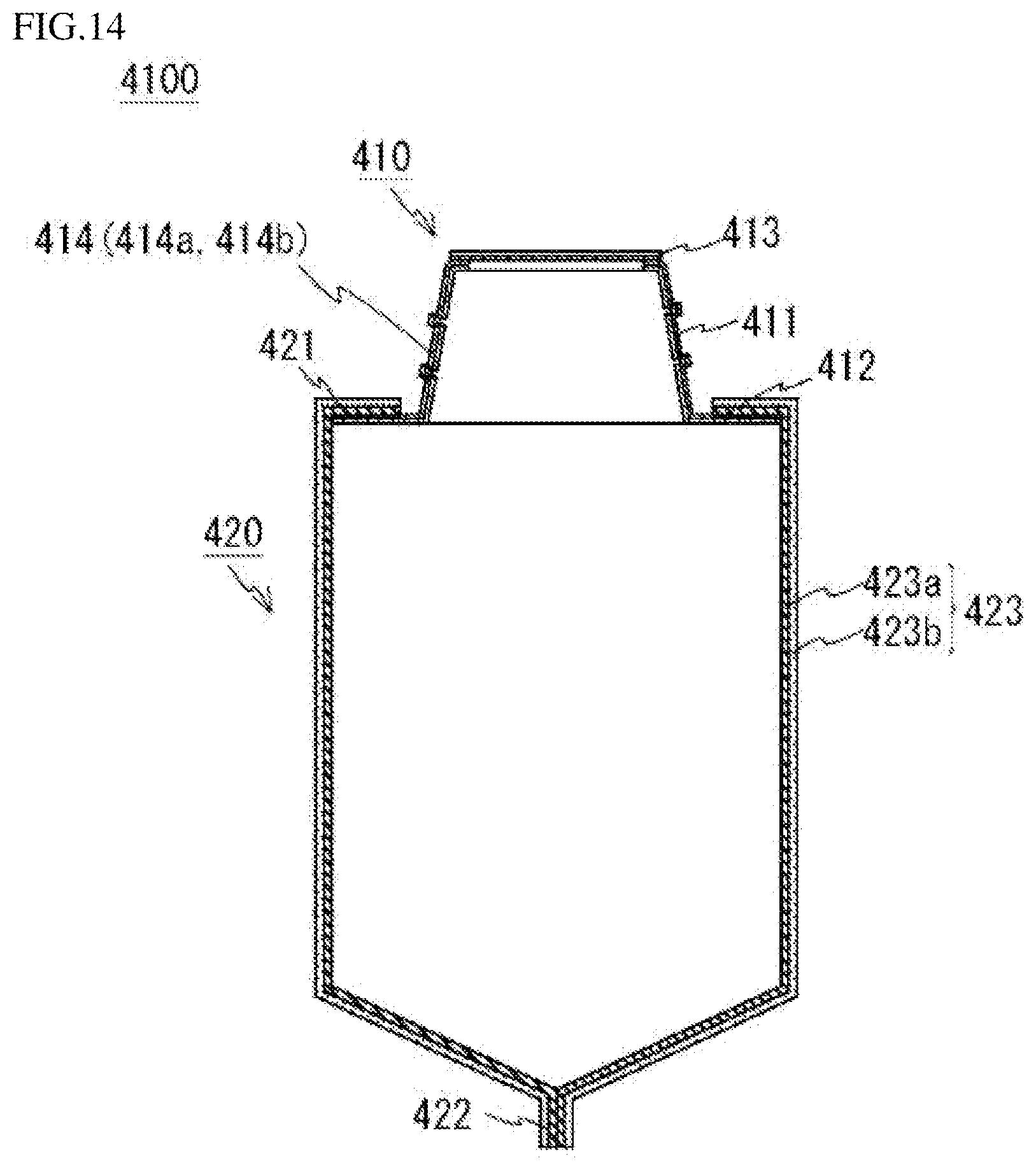 Patent US11780648 Figure 11 – Tubular container and method for producing same
