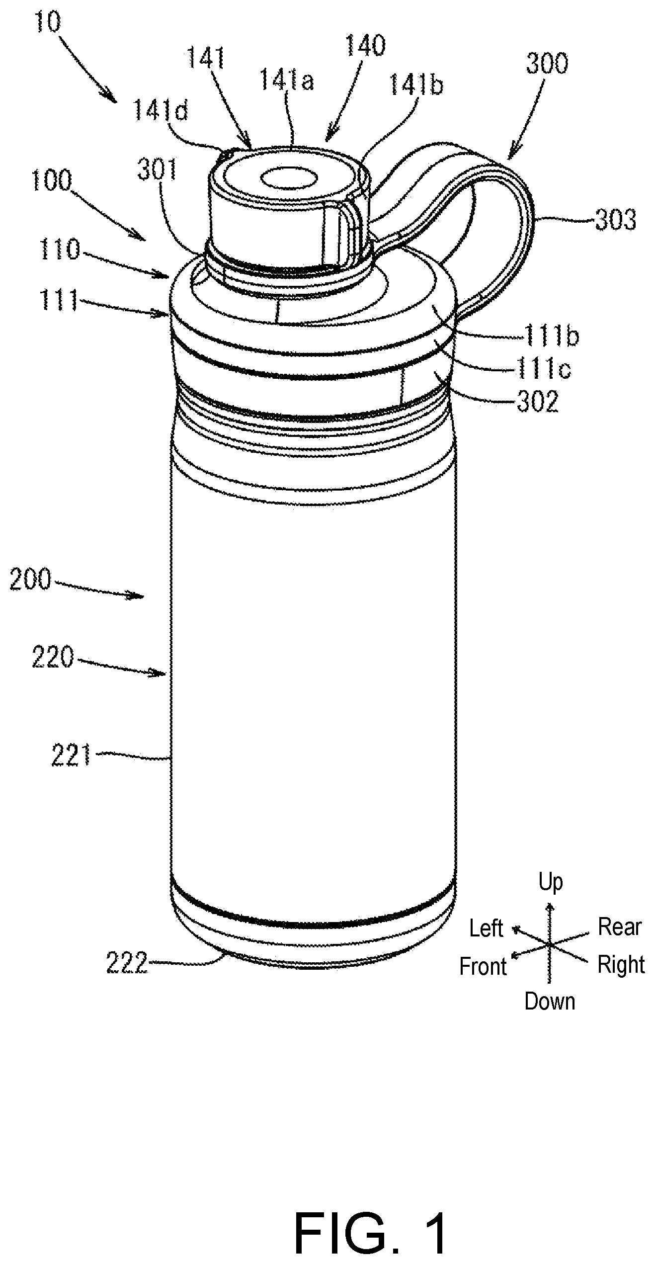 Patent US11780649 Figure 1 – Plug body and beverage container