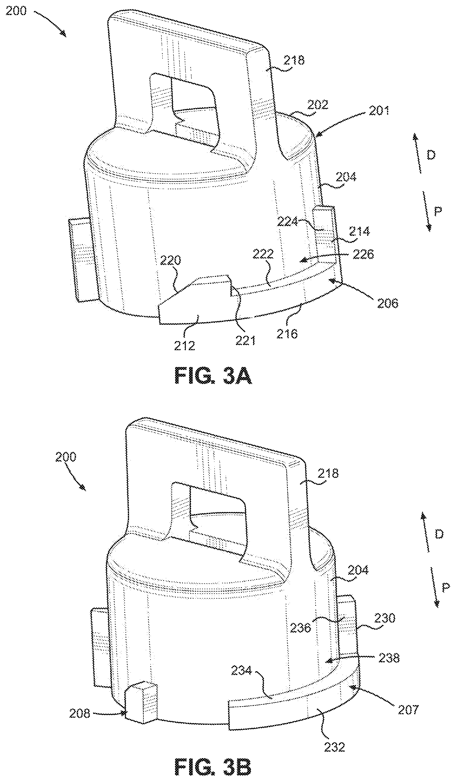 Patent US11780650 Figure 3 – Cap and cartridge assembly