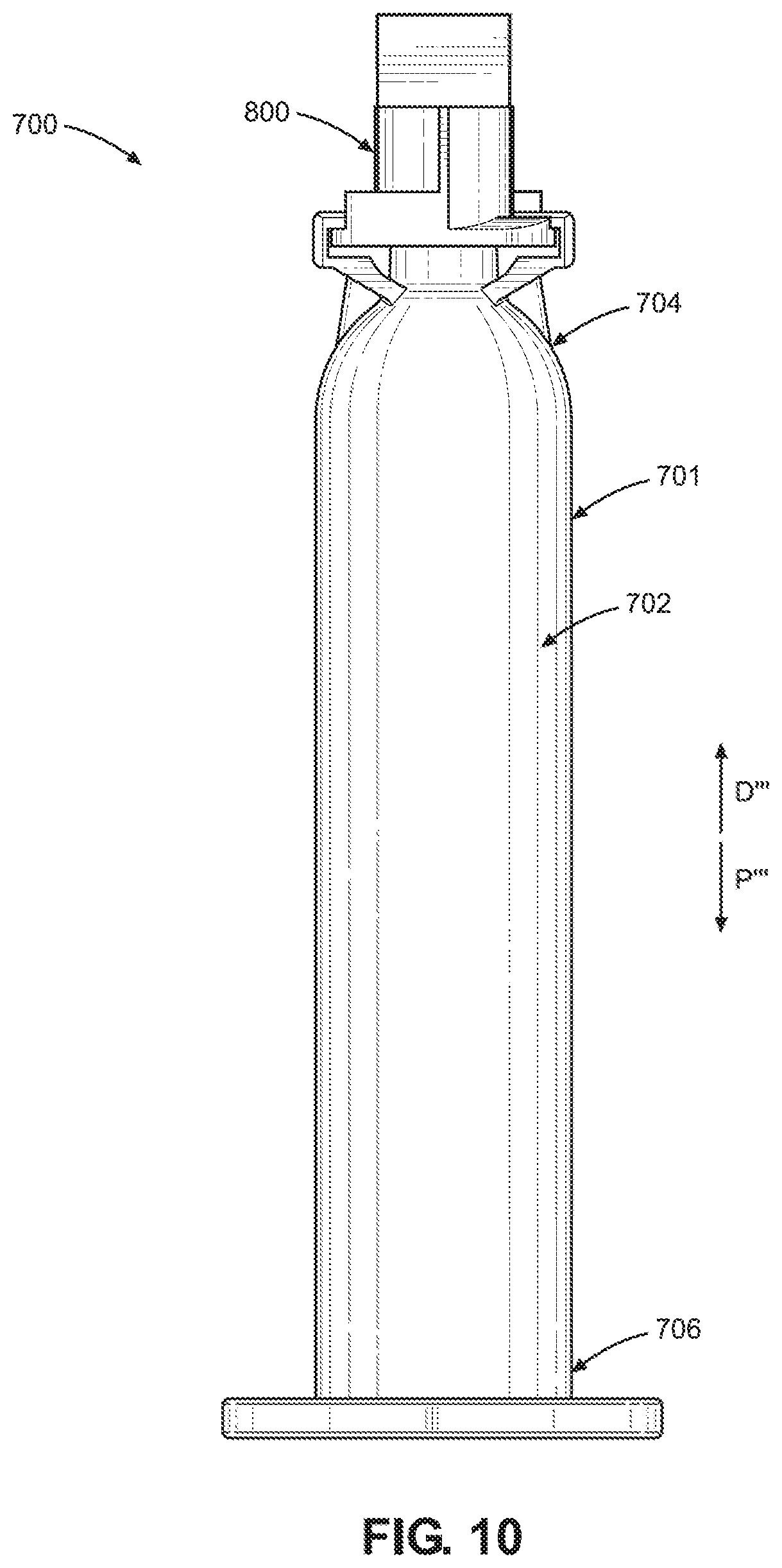Patent US11780650 Figure 11 – Cap and cartridge assembly
