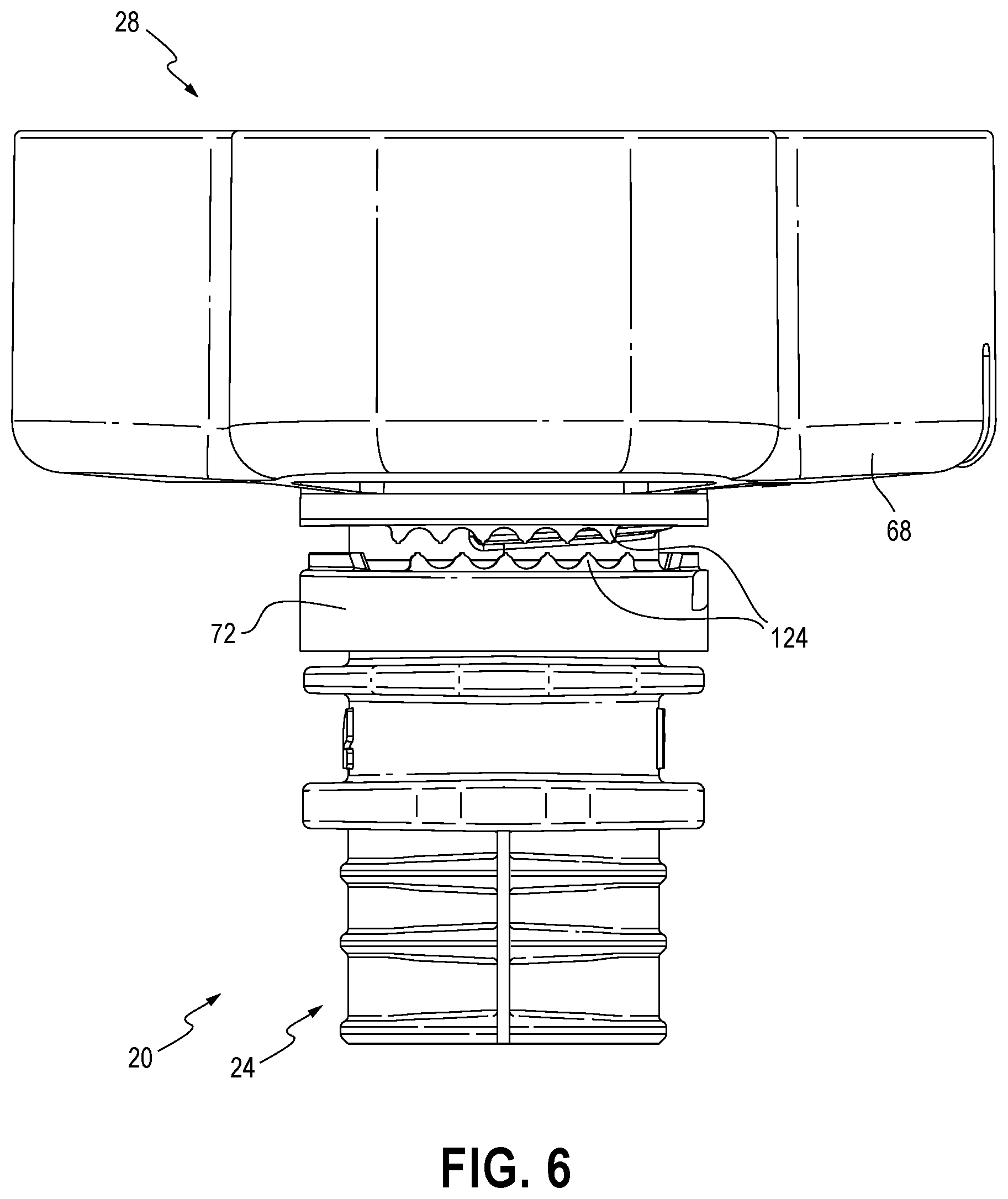 Patent US11780651 Figure 7 – Closure for a container and components for a closure