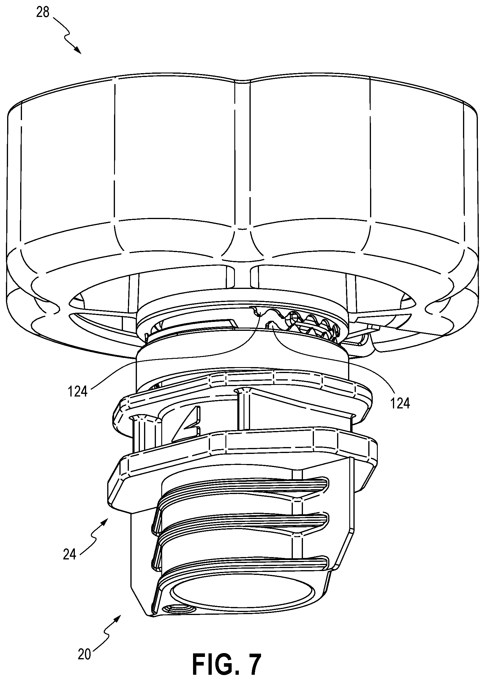Patent US11780651 Figure 8 – Closure for a container and components for a closure