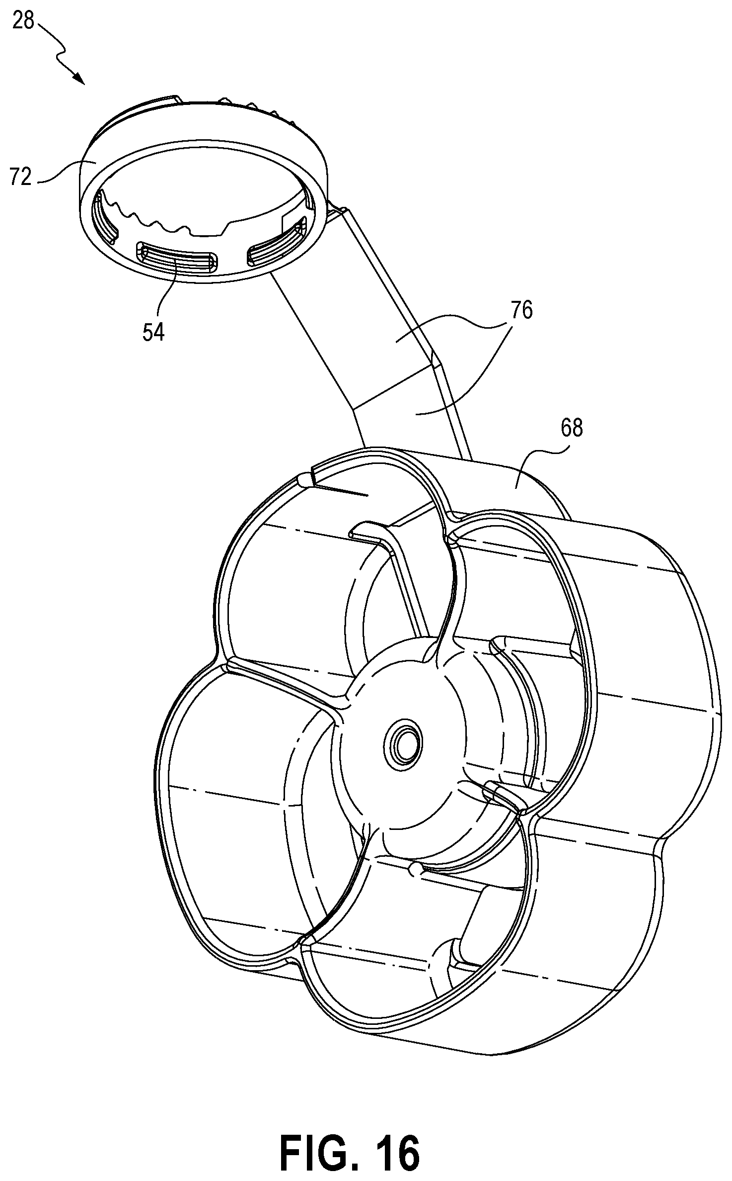 Patent US11780651 Figure 17 – Closure for a container and components for a closure