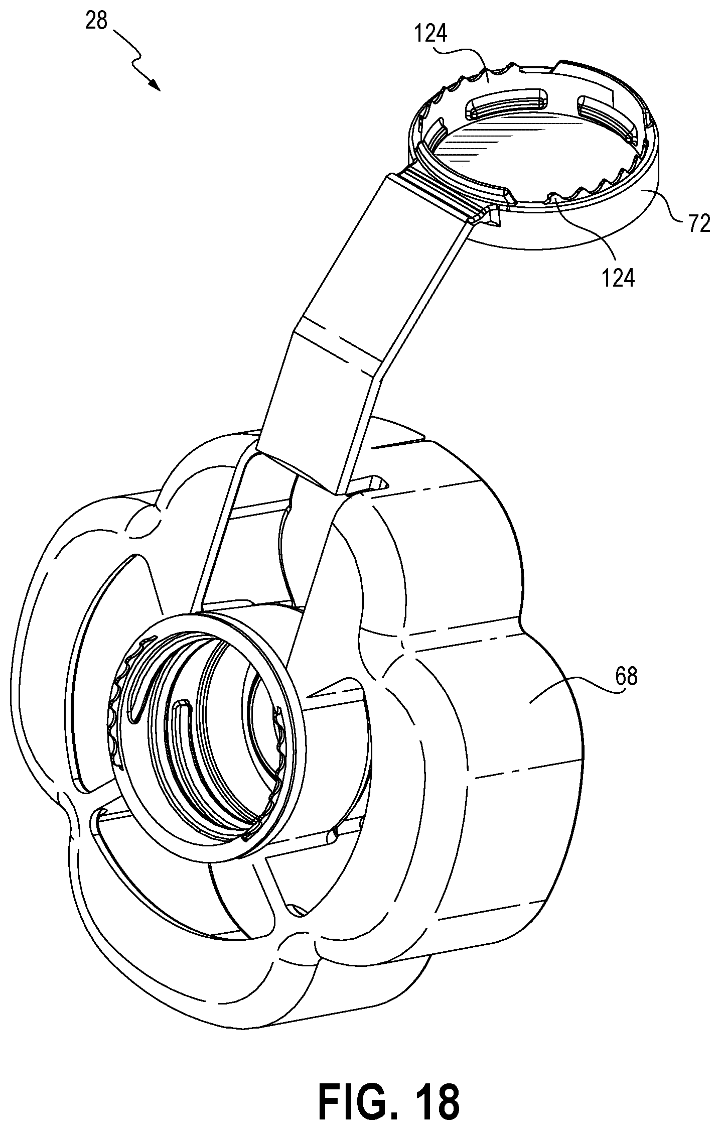 Patent US11780651 Figure 19 – Closure for a container and components for a closure