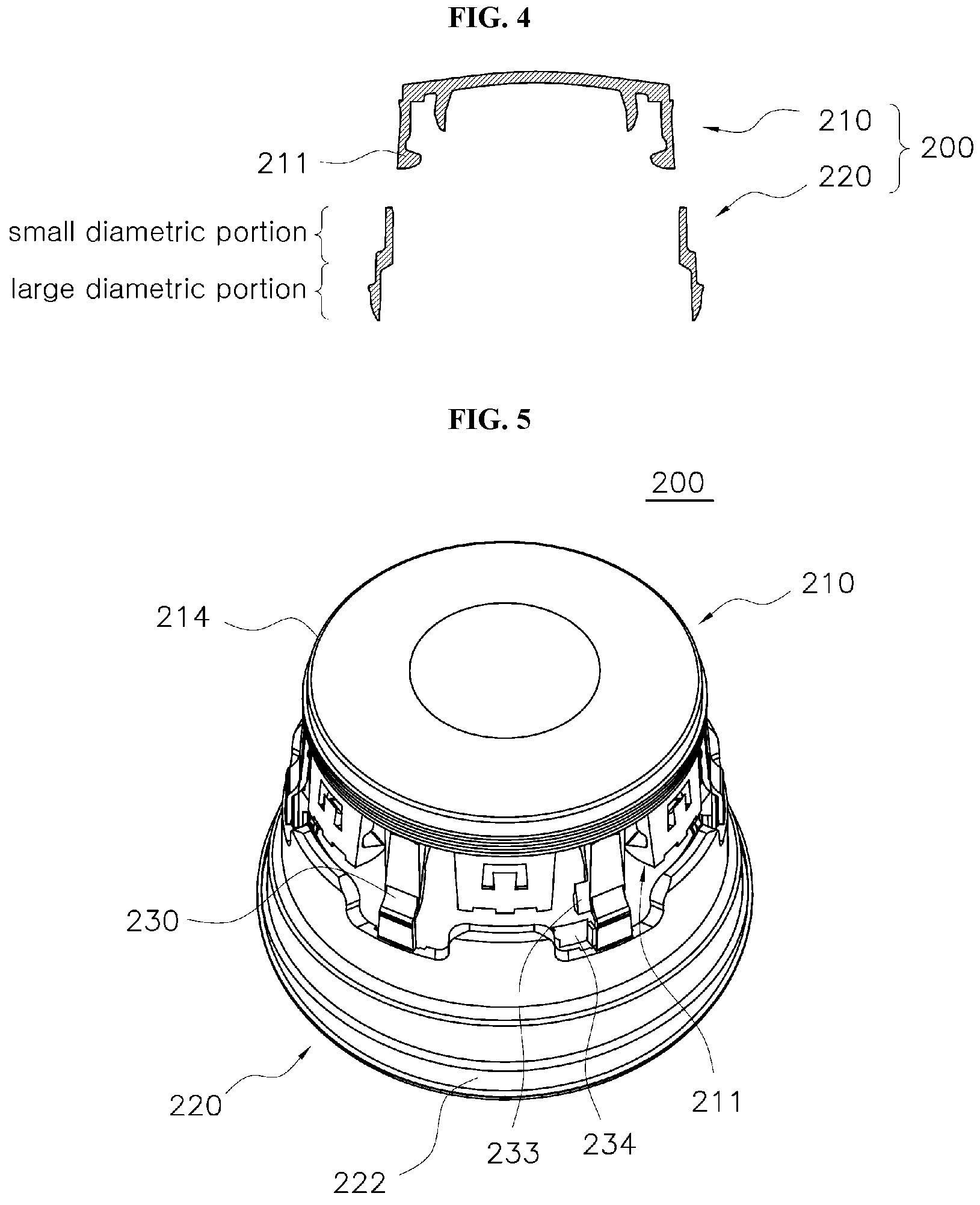 Patent US11780655 Figure 3 – Structure for one-touch opening/closing of cap and container
