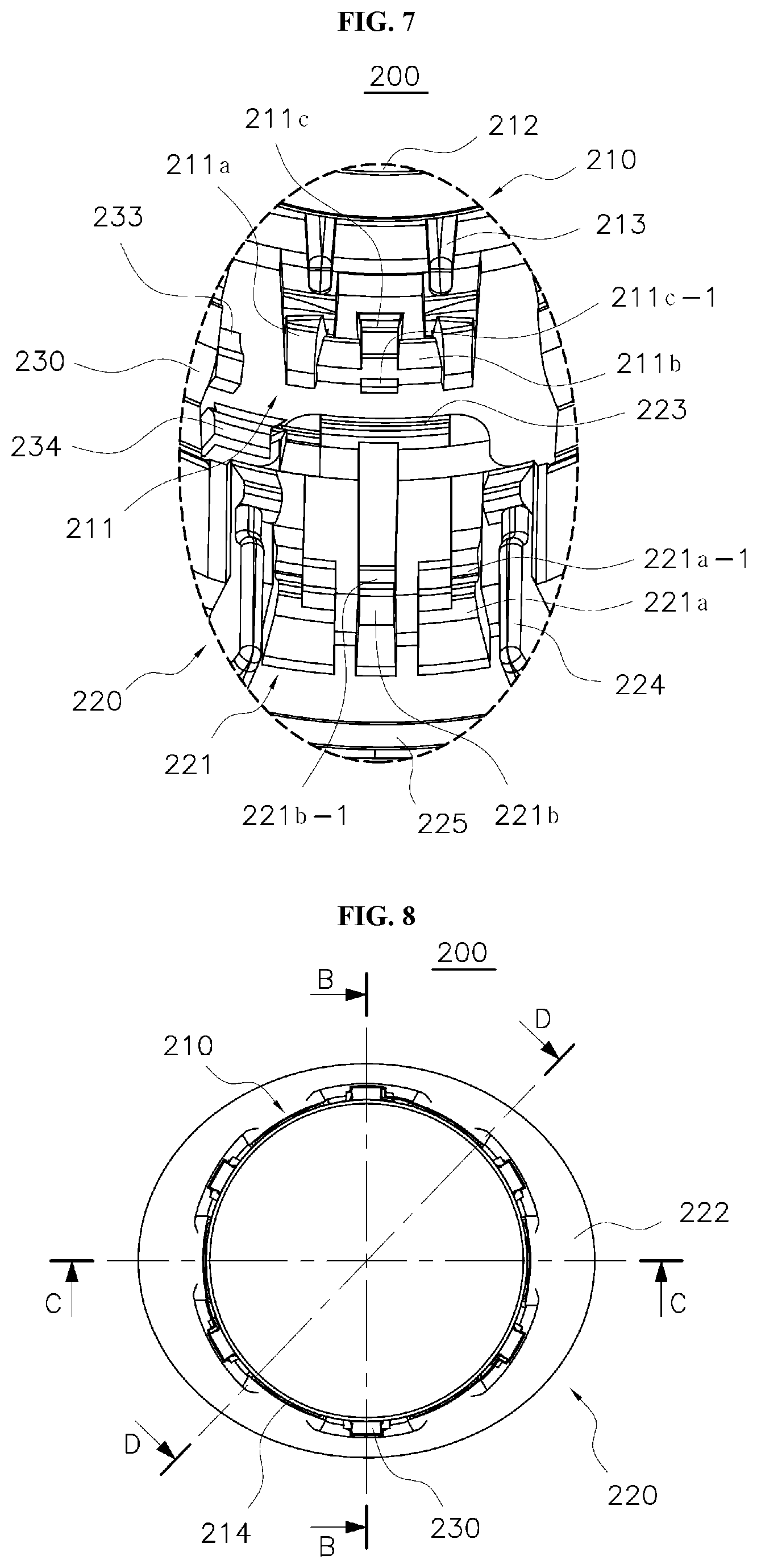 Patent US11780655 Figure 5 – Structure for one-touch opening/closing of cap and container