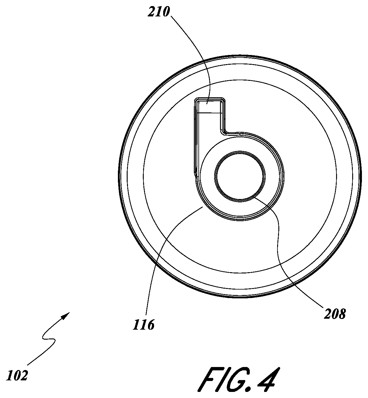 Patent US11780657 Figure 4 – Sport water bottle with high flow rate