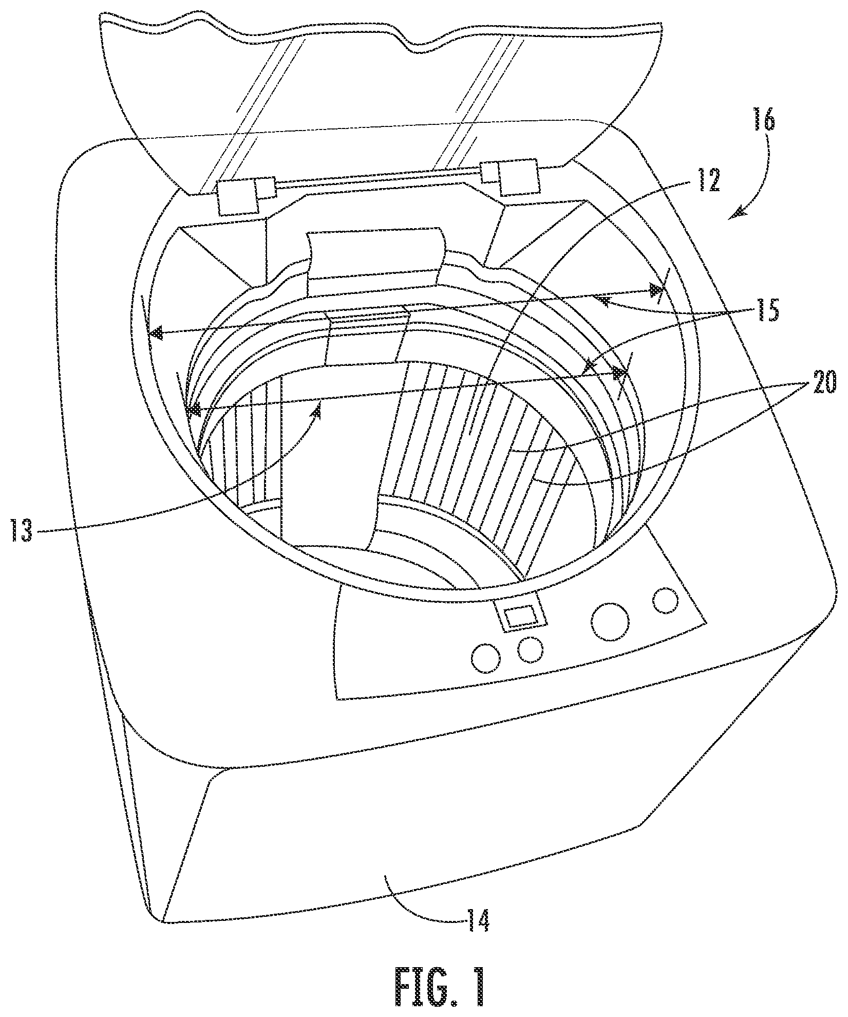 Patent US11780663 Figure 1 – Tub support