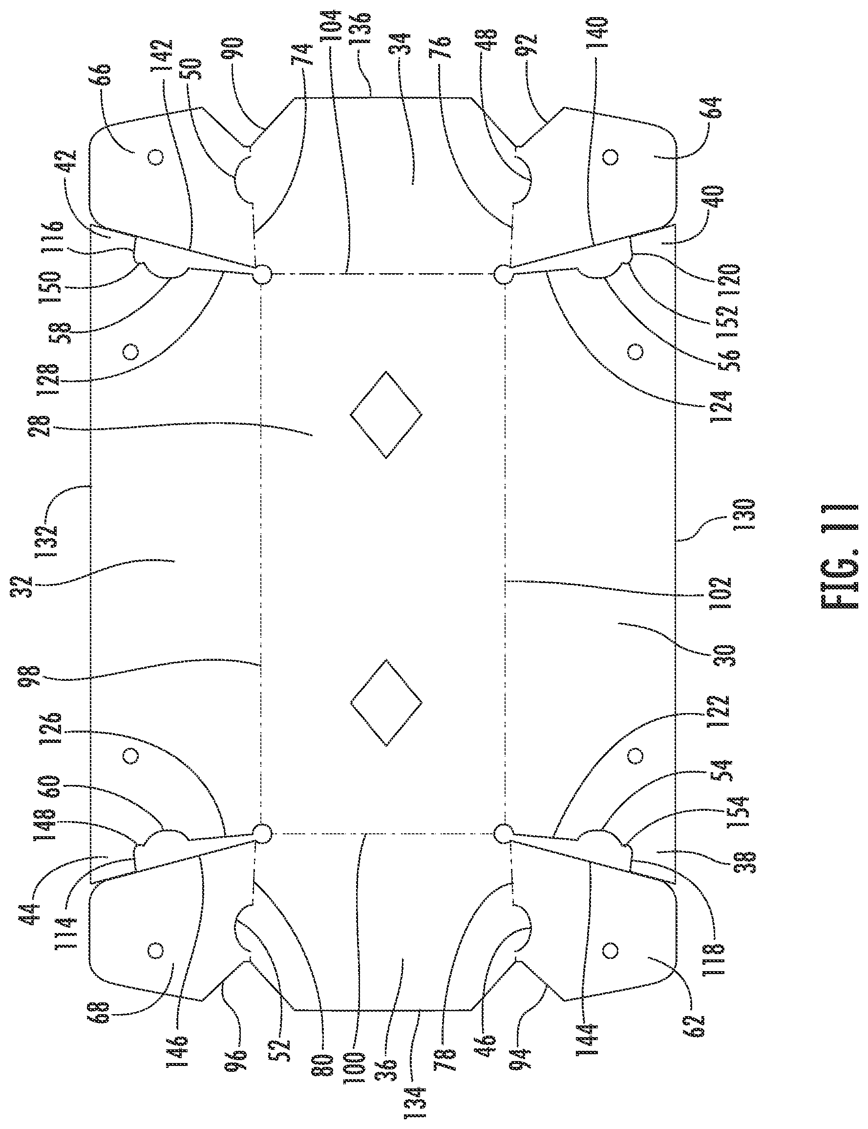 Patent US11780663 Figure 15 – Tub support