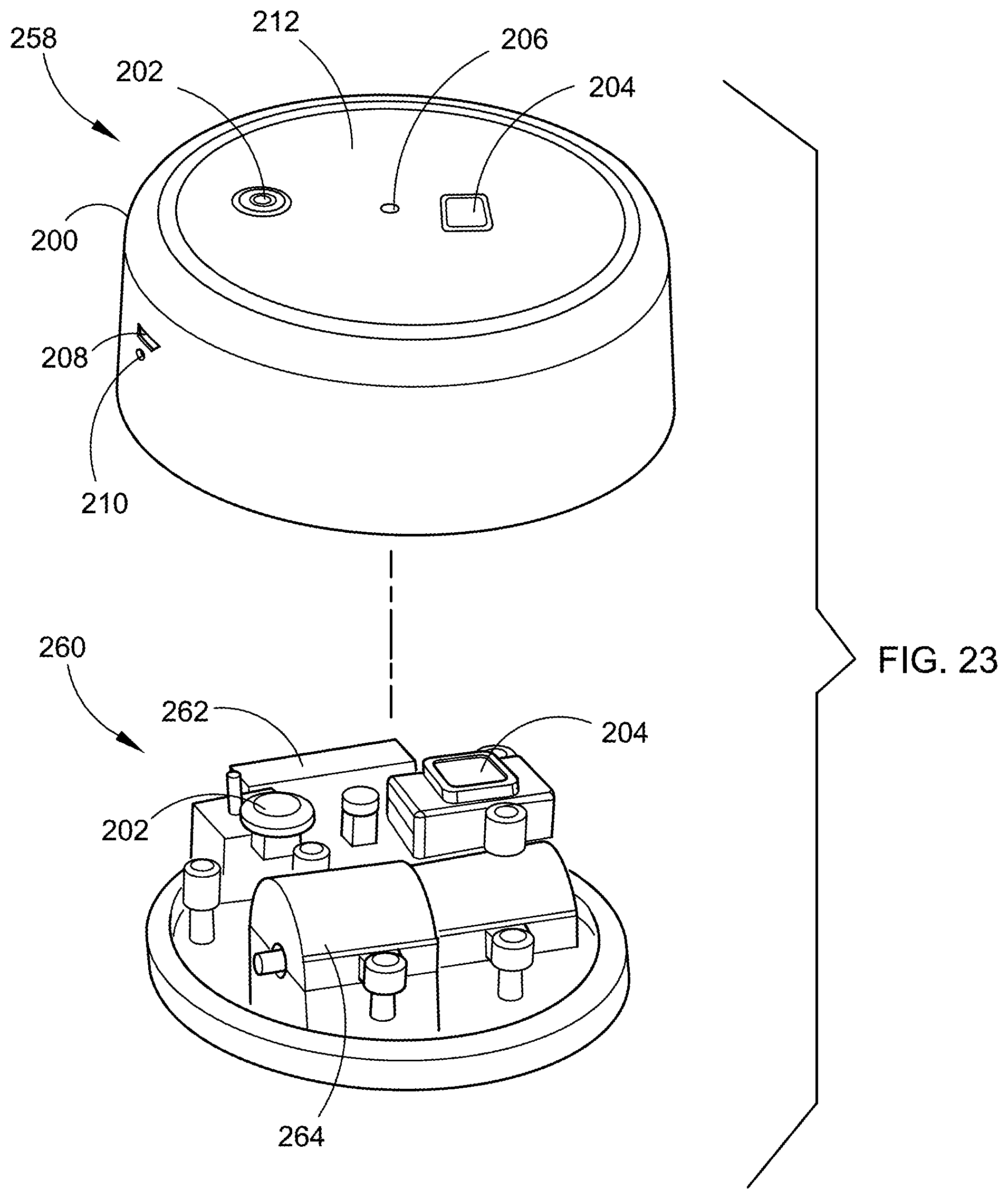Patent US11780664 Figure 8 – Wireless controlled locking jar with integrated vacuum pump