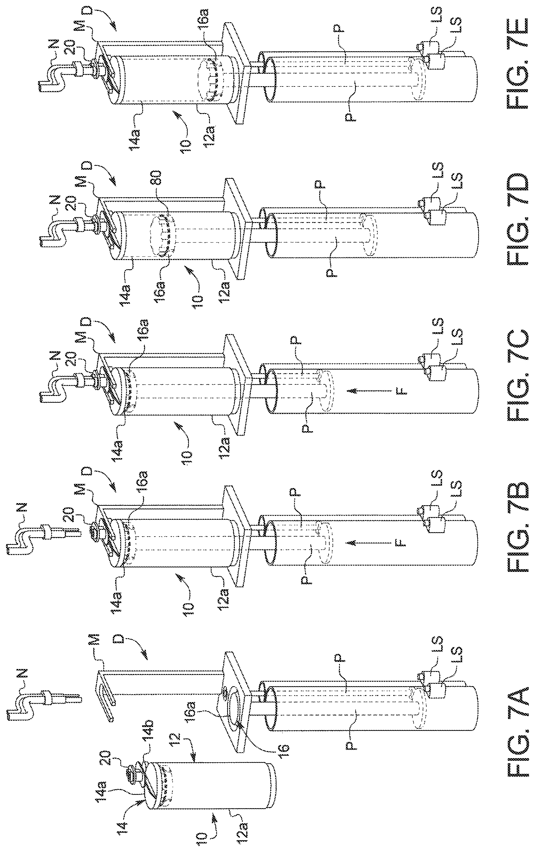 Patent US11780667 Figure 5 – Piston for a collapsible cartridge