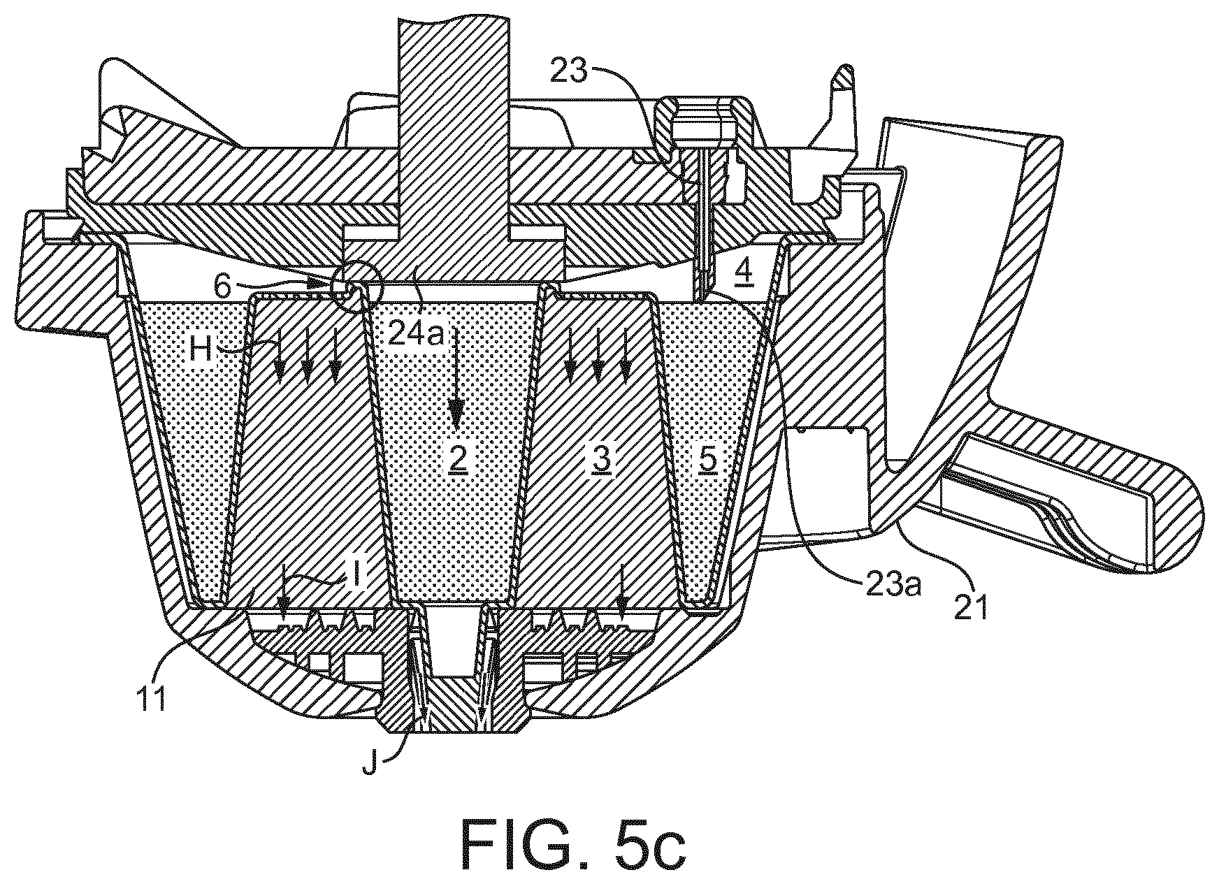 Patent US11780669 Figure 6 – Cartridge and machine for multi-component beverage preparation
