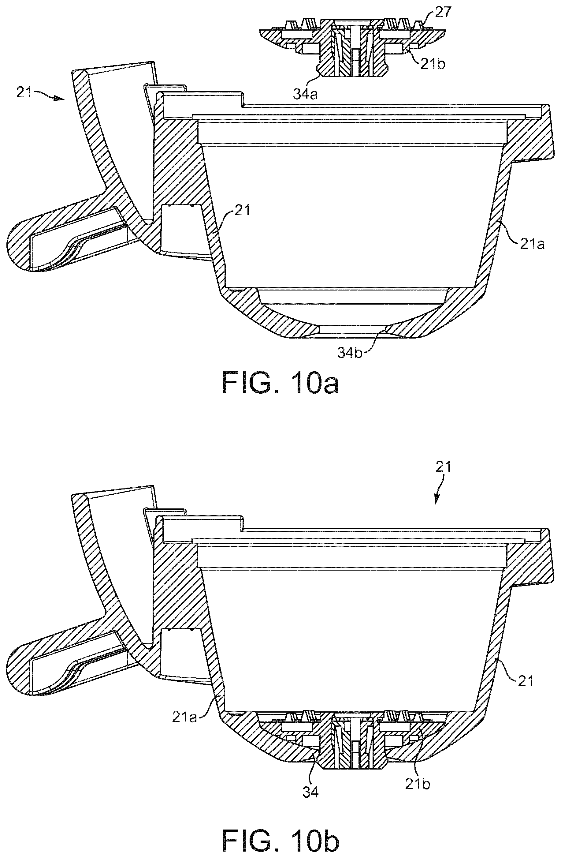 Patent US11780669 Figure 12 – Cartridge and machine for multi-component beverage preparation