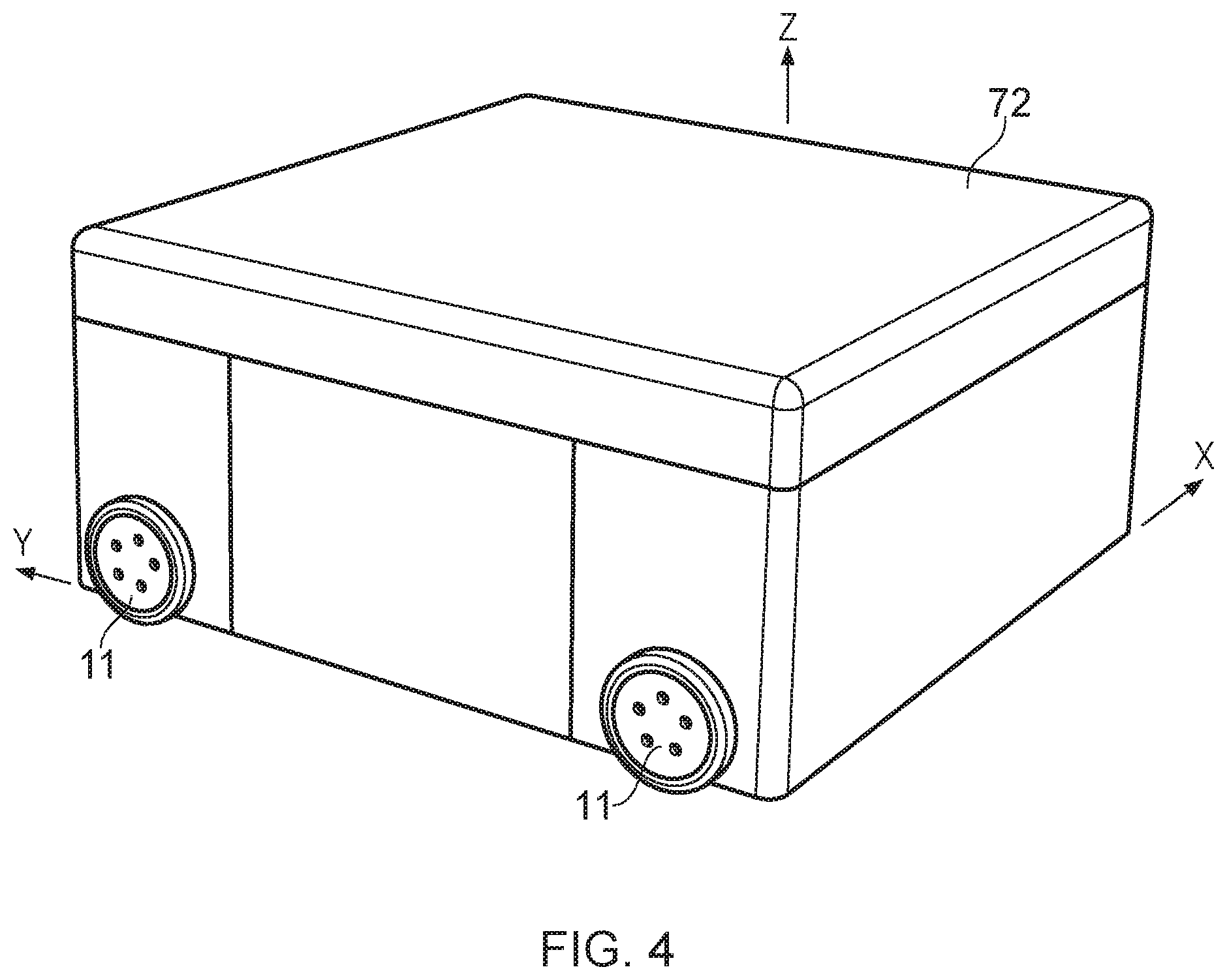 Patent US11780673 Figure 4 – Method for operating a bin storage system and robot vehicle for transporting storage bins