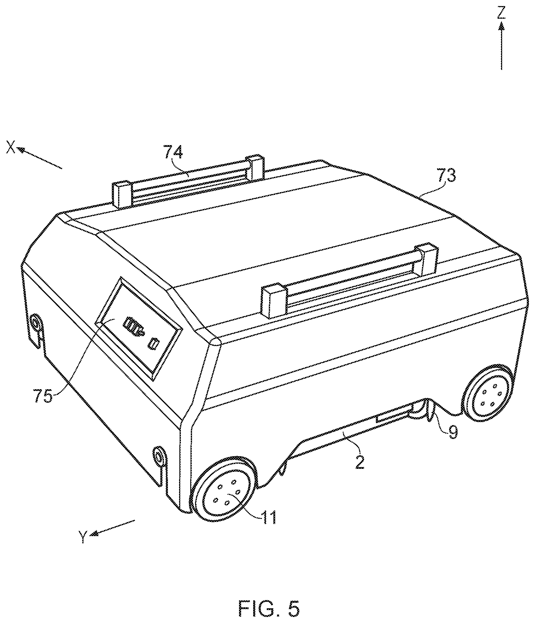 Patent US11780673 Figure 5 – Method for operating a bin storage system and robot vehicle for transporting storage bins